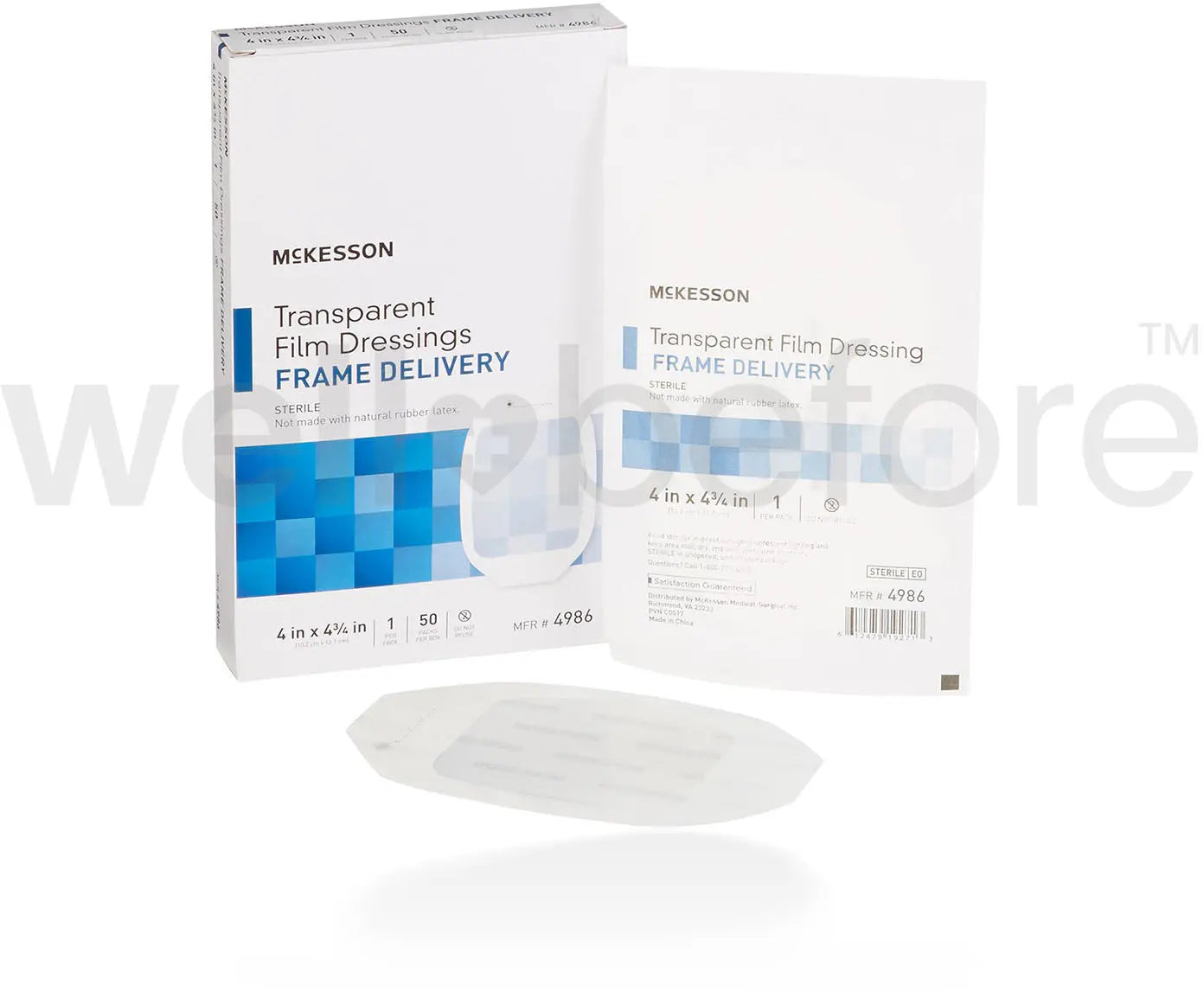 McKesson Transparent Film Dressings Frame Delivery