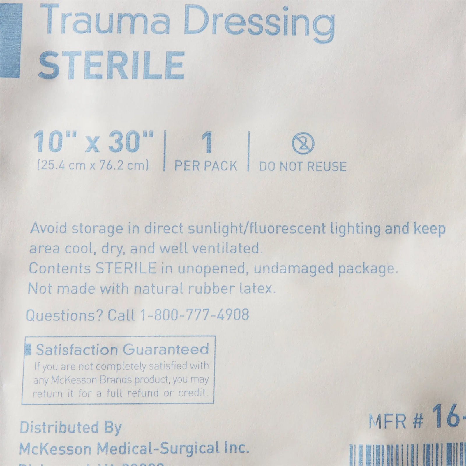 McKesson Trauma Dressing Sterile