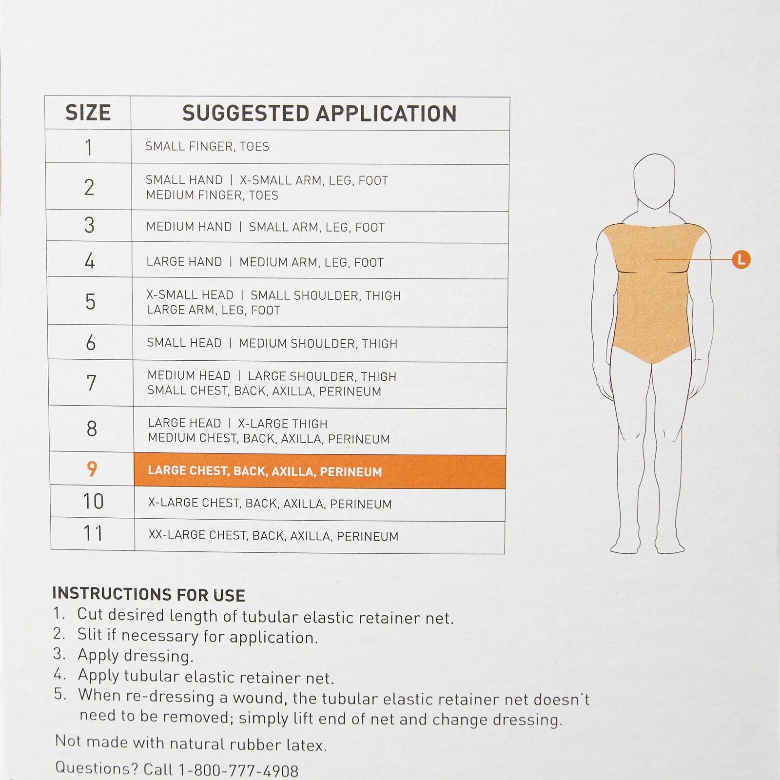 McKesson Tubular Elastic Retainer Net