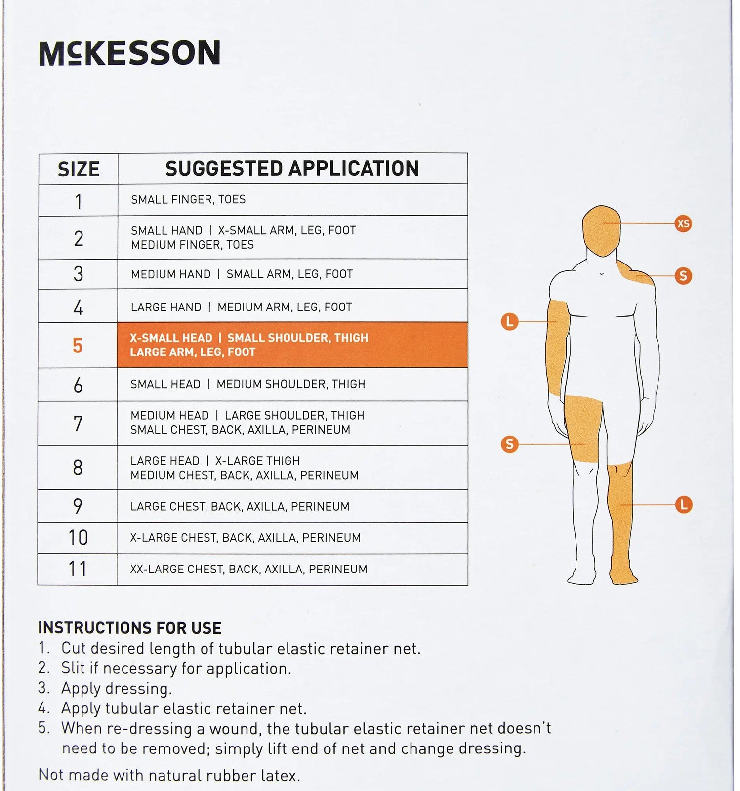 McKesson Tubular Elastic Retainer Net
