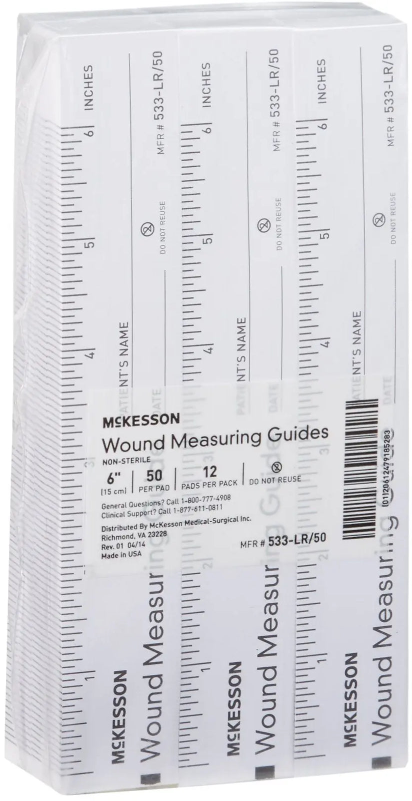 McKesson Wound Measuring Guides