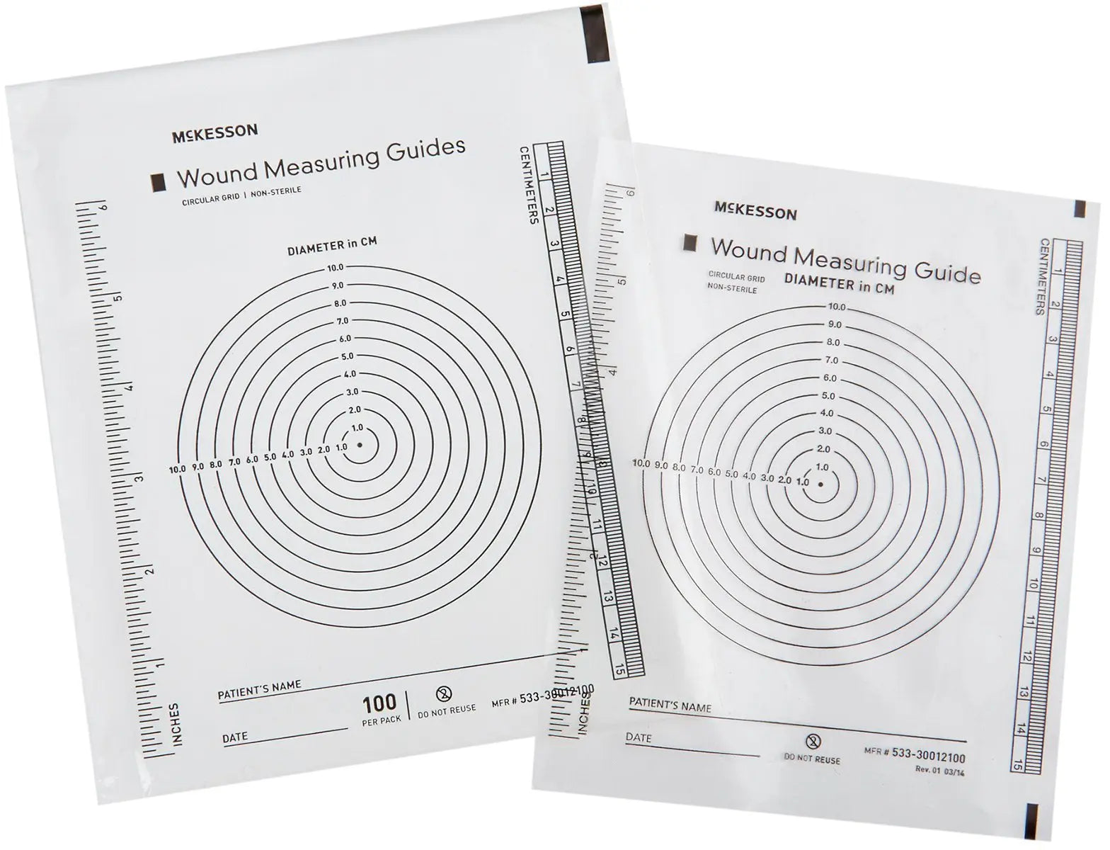 McKesson Wound Measuring Guides