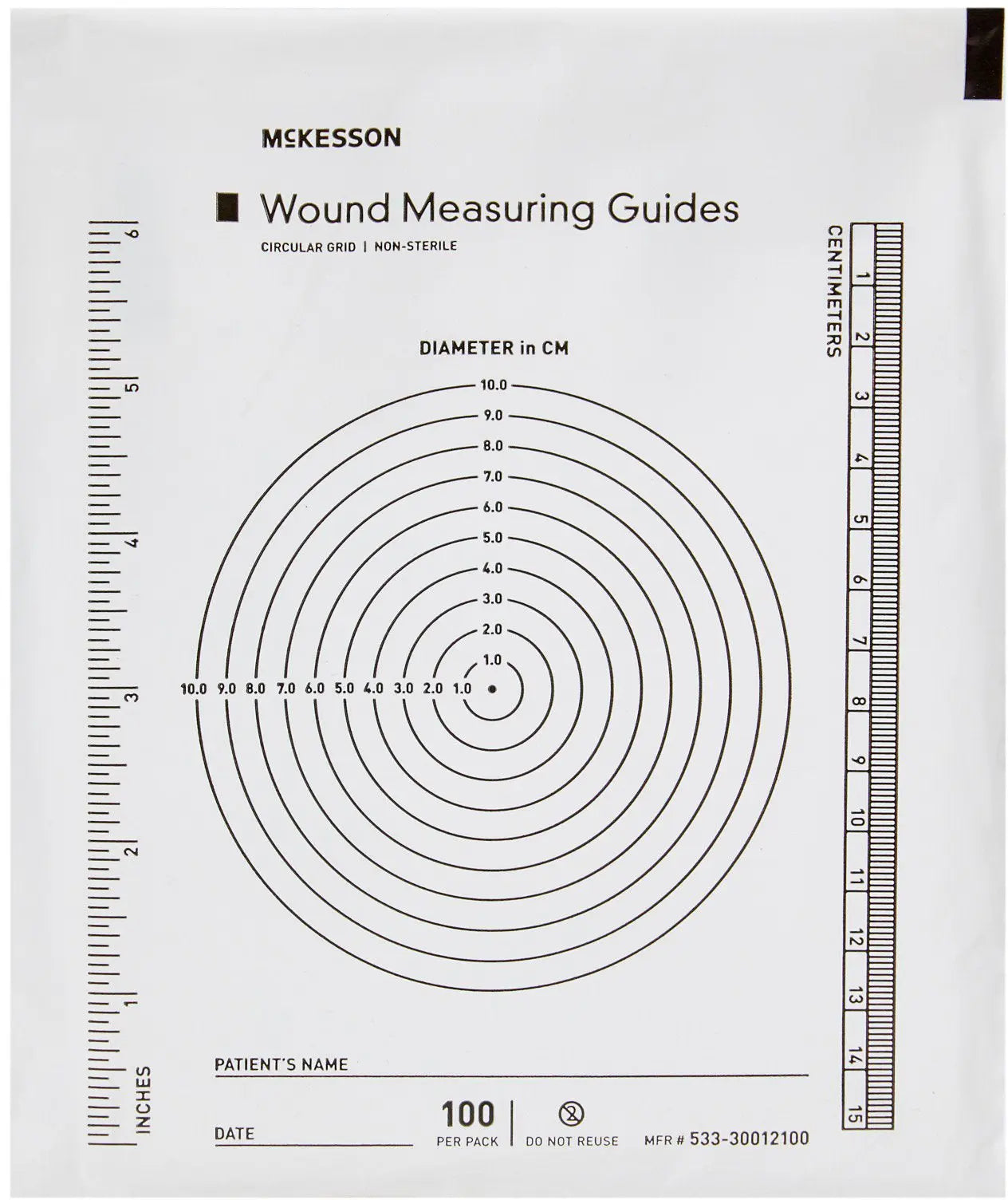 McKesson Wound Measuring Guides