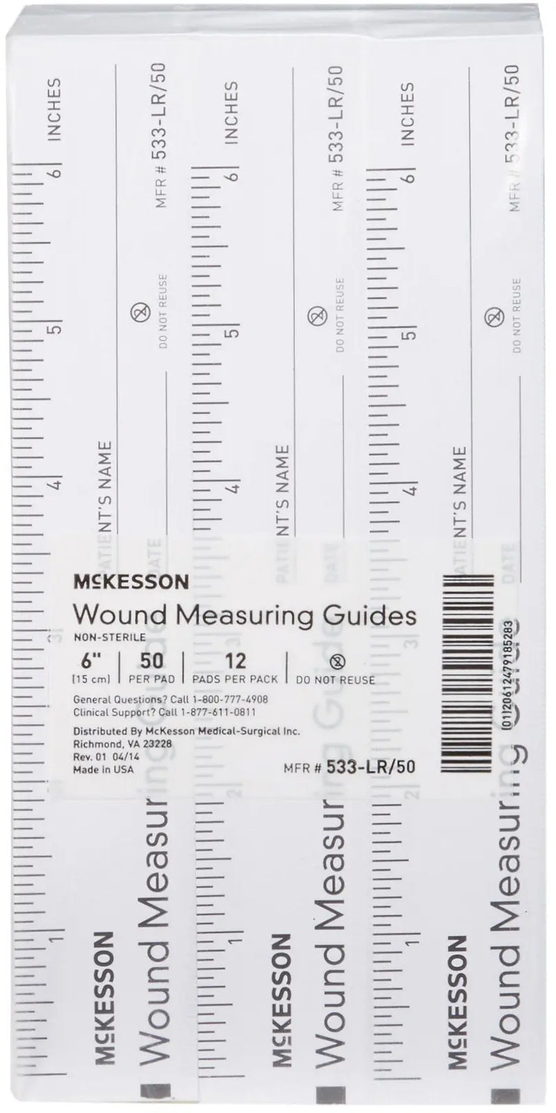 McKesson Wound Measuring Guides