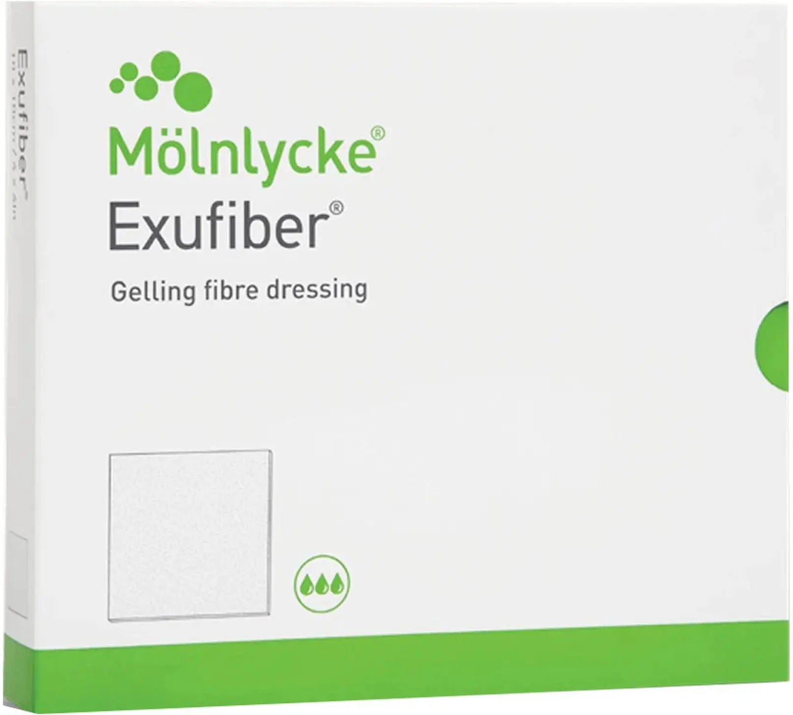 Molnlycke Exufiber Gelling Fiber Dressing