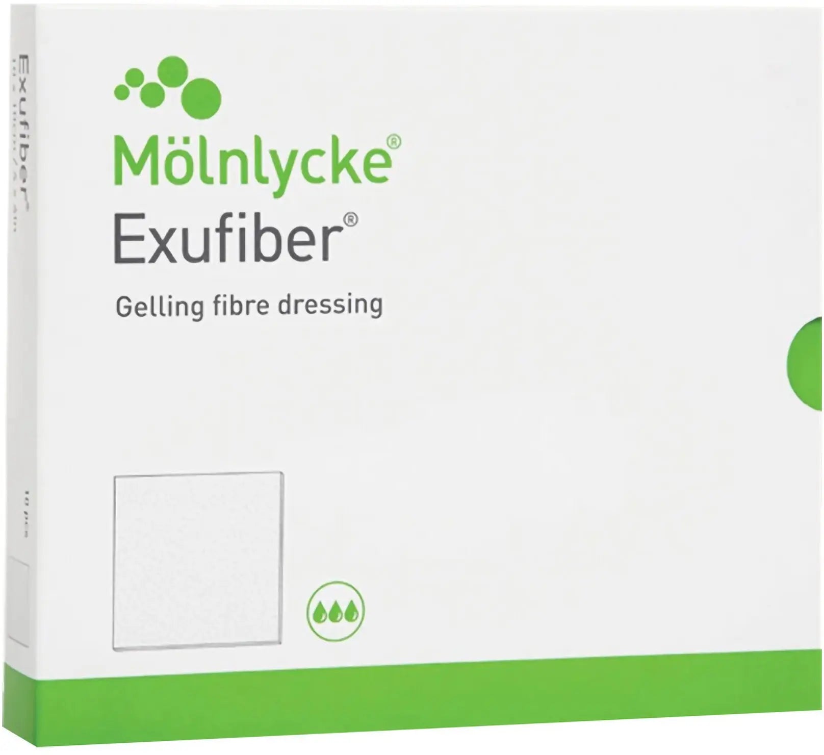 Molnlycke Exufiber Gelling Fiber Dressing