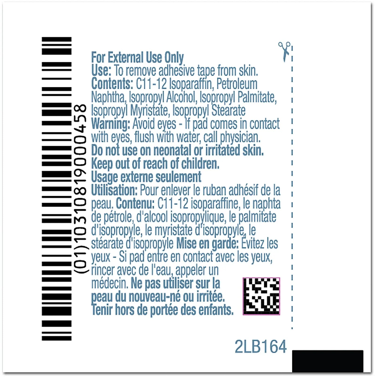 PDI Adhesive Tape Remover Pad