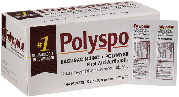 Polysporin Bacitracin Zinc Polymyxin B Sulfate First Aid Antibiotic