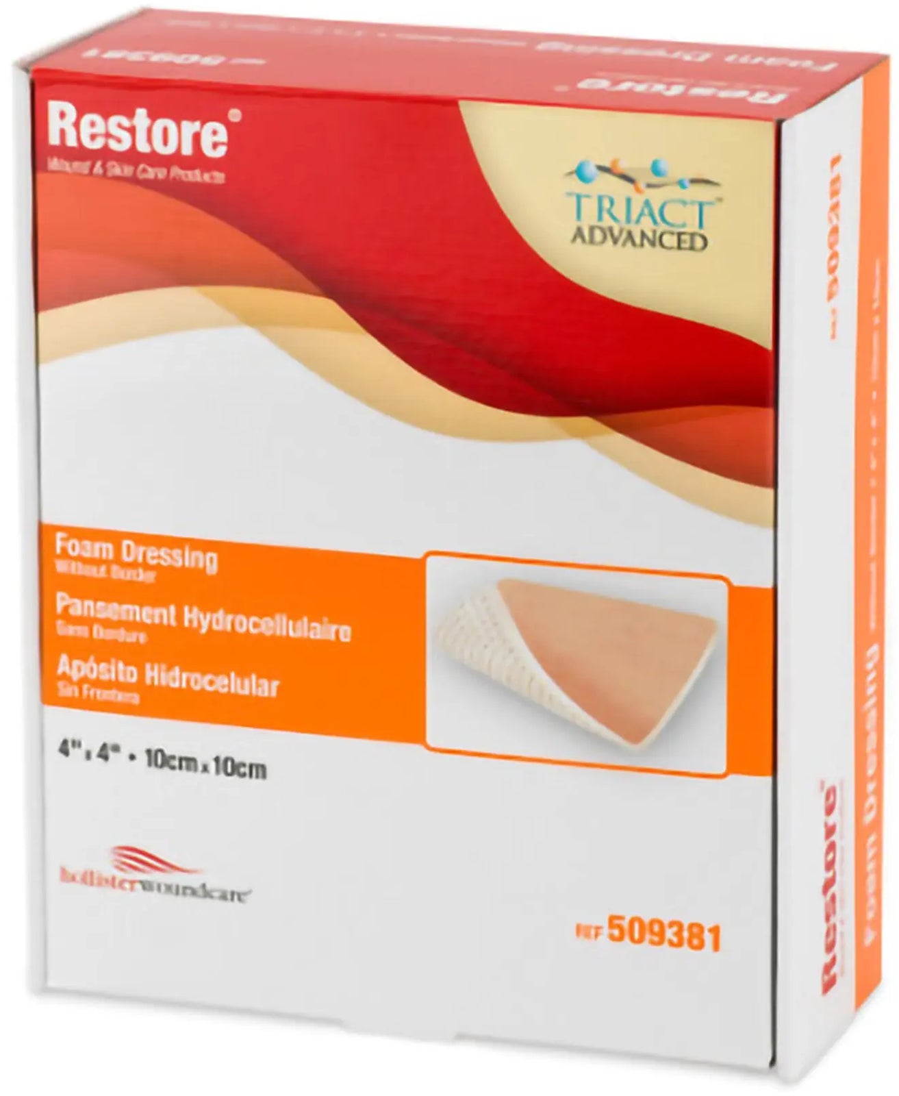 Restore Foam Dressing Without Border