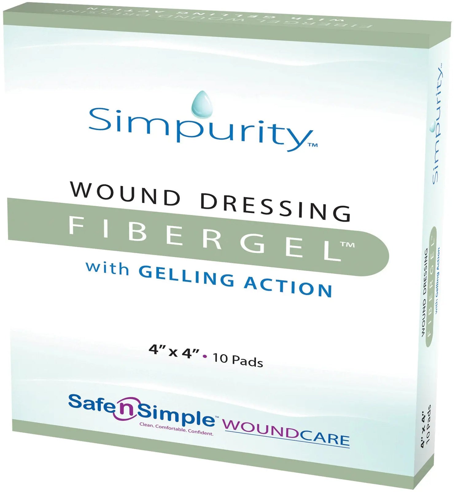 Safe N Simple Simpurity Wound Dressing Fibergel with Gelling Action