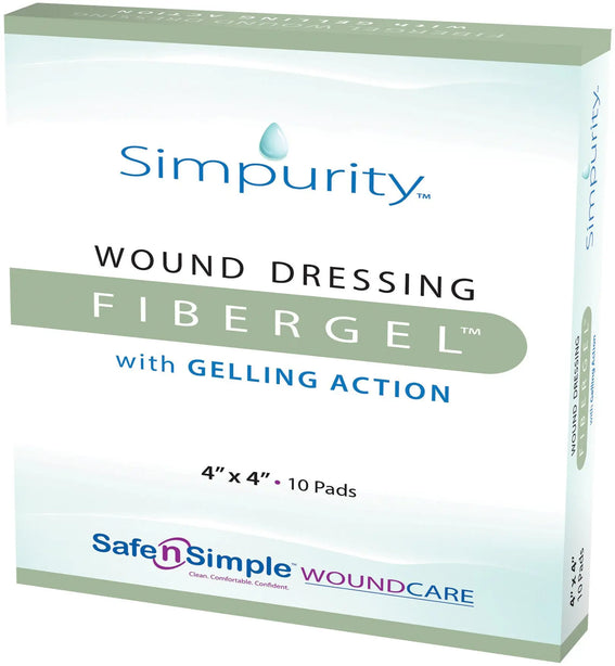 Safe N Simple Simpurity Wound Dressing Fibergel with Gelling Action