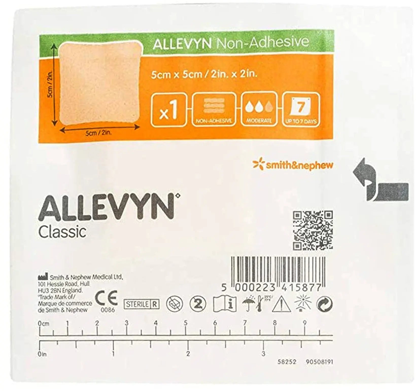 Smith & Nephew ALLEVYN Classic Non-Adhesive Wound Dressing