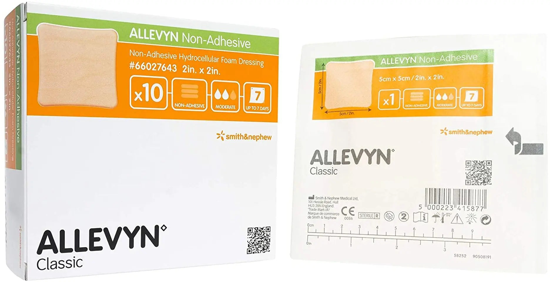 Smith & Nephew ALLEVYN Classic Non-Adhesive Wound Dressing