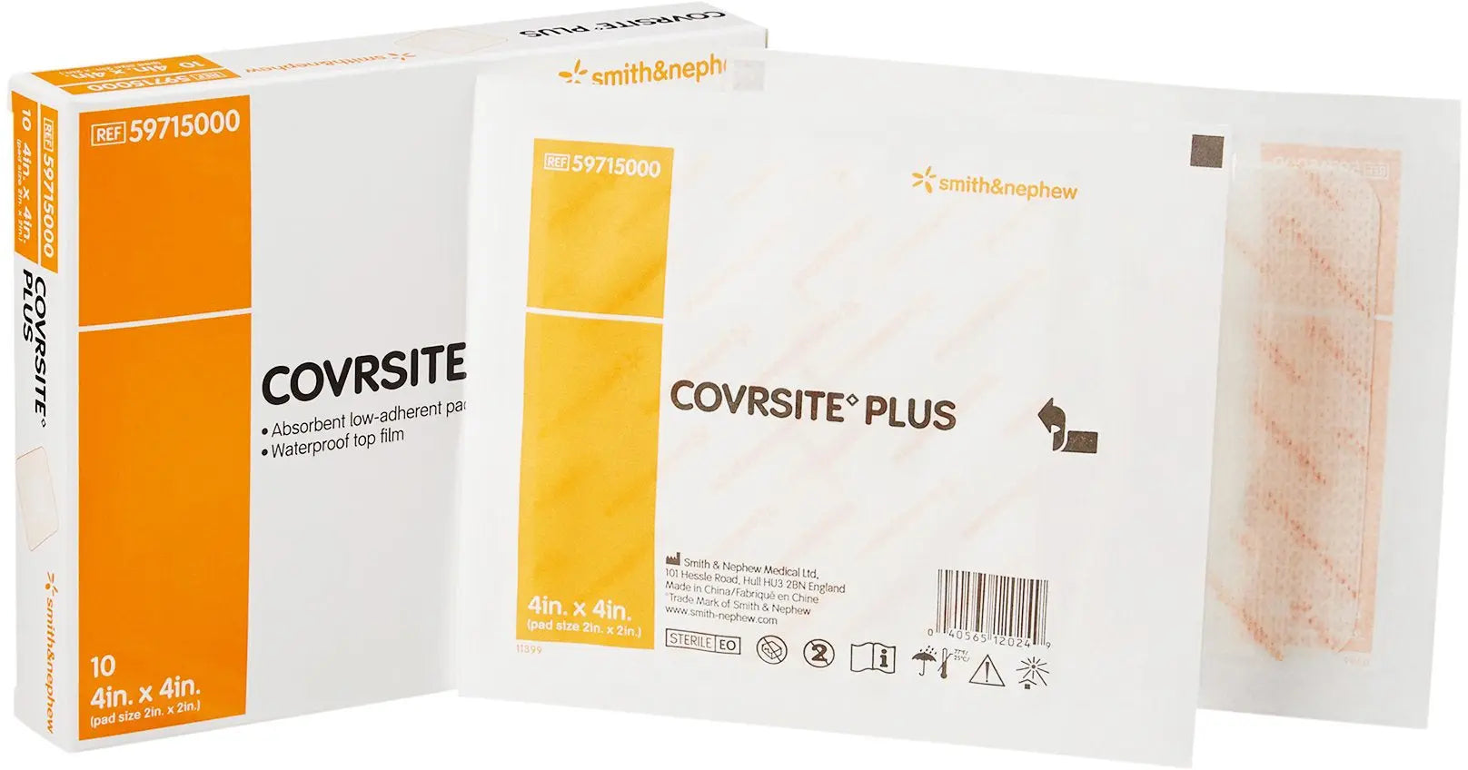 Smith & Nephew COVRSITE PLUS Absorbent Non-Adherent Pad Non-Sterile