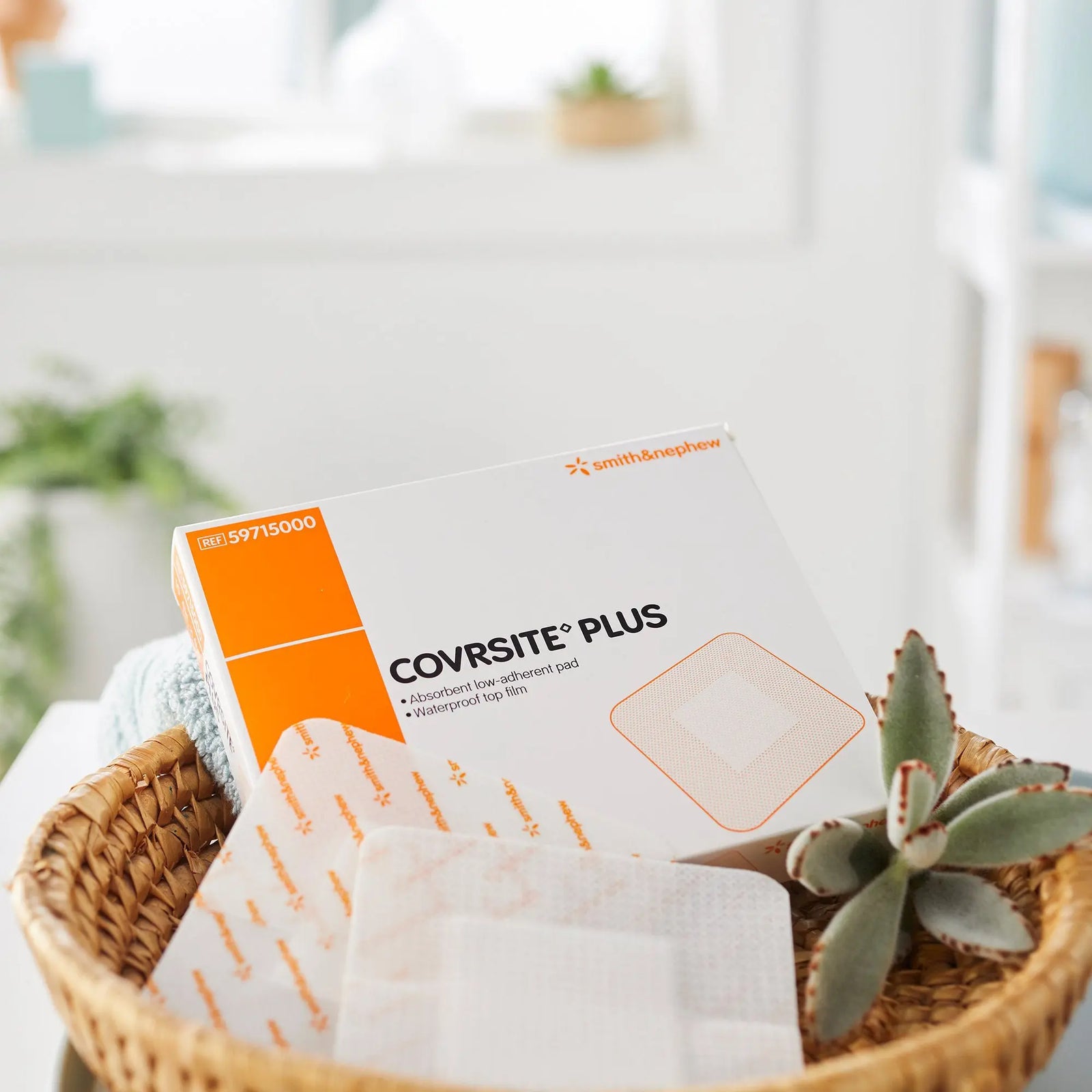 Smith & Nephew COVRSITE PLUS Absorbent Non-Adherent Pad Non-Sterile