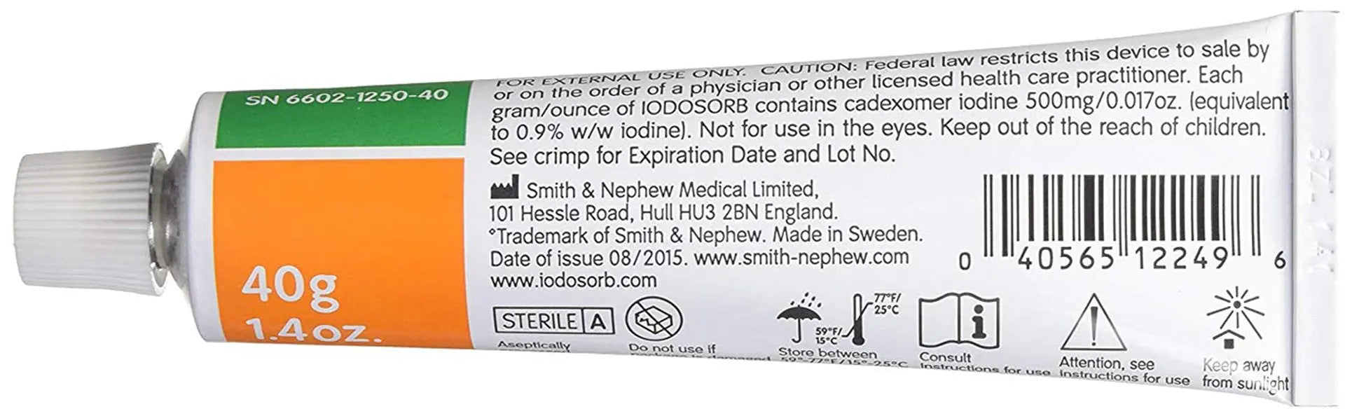 Smith & Nephew IODOSORB Cadexomer Iodine Gel