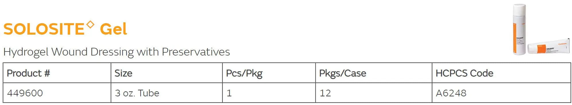 Smith & Nephew Solosite Wound Gel
