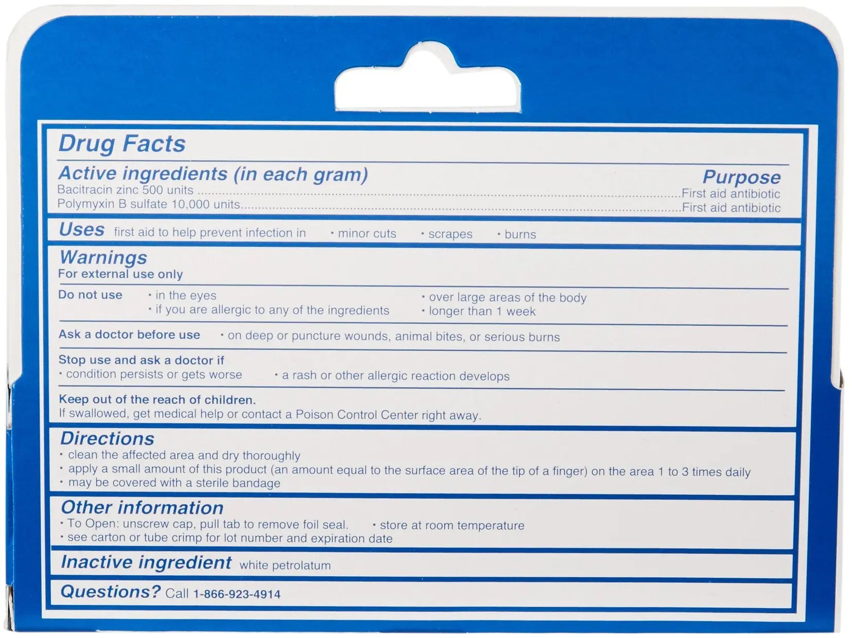 Sunmark Double Antibiotic Ointment With Bacitracin and Polymyxin B Sulfate