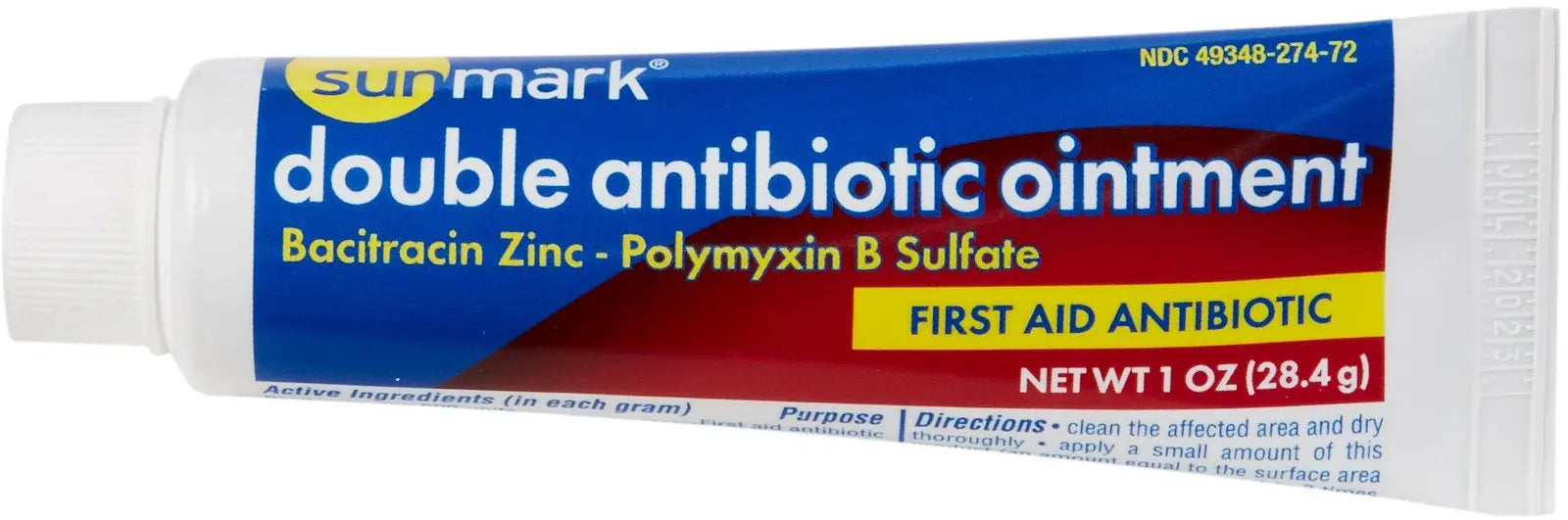 Sunmark Double Antibiotic Ointment With Bacitracin and Polymyxin B Sulfate