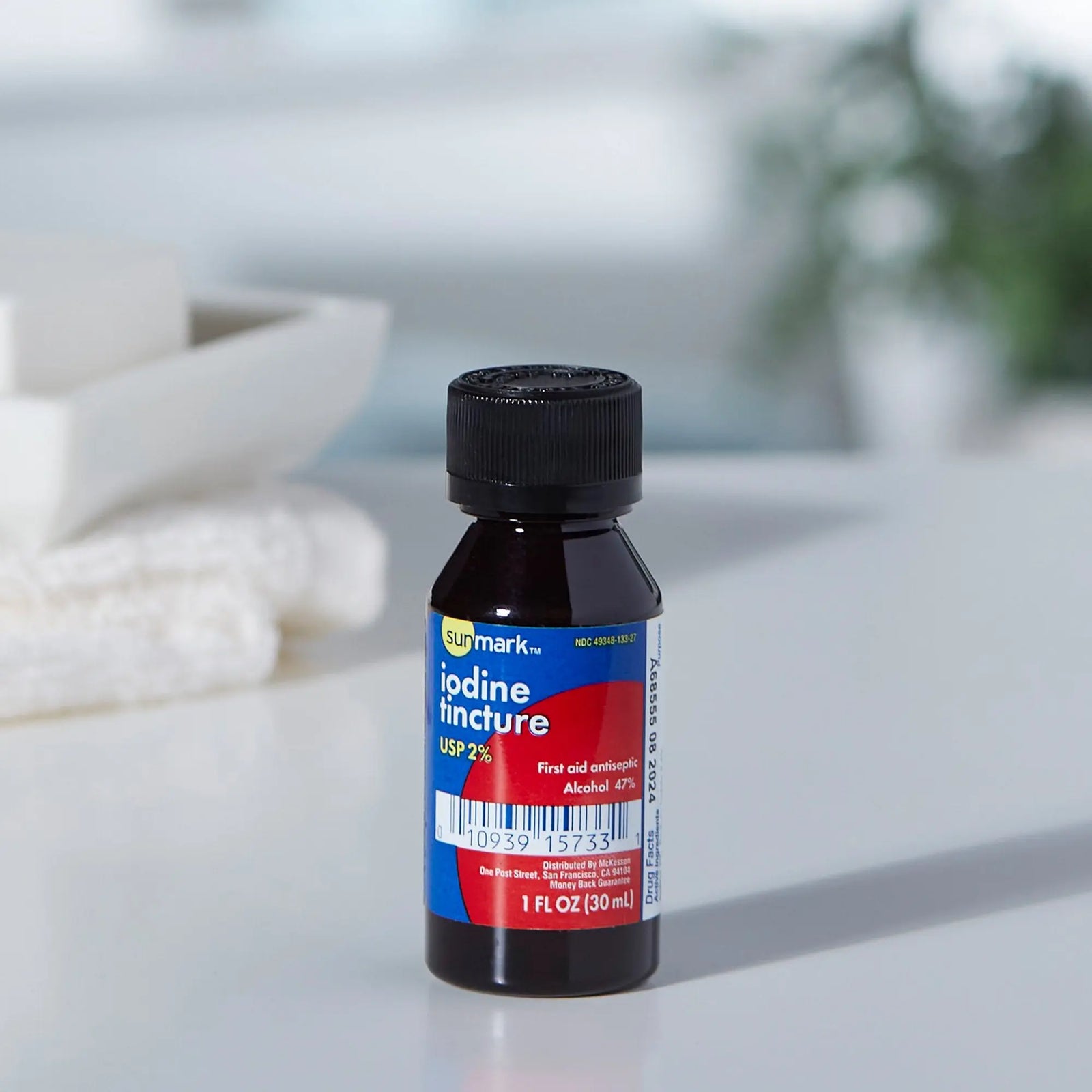 Sunmark Iodine Tincture USP 2% First Aid Antiseptic