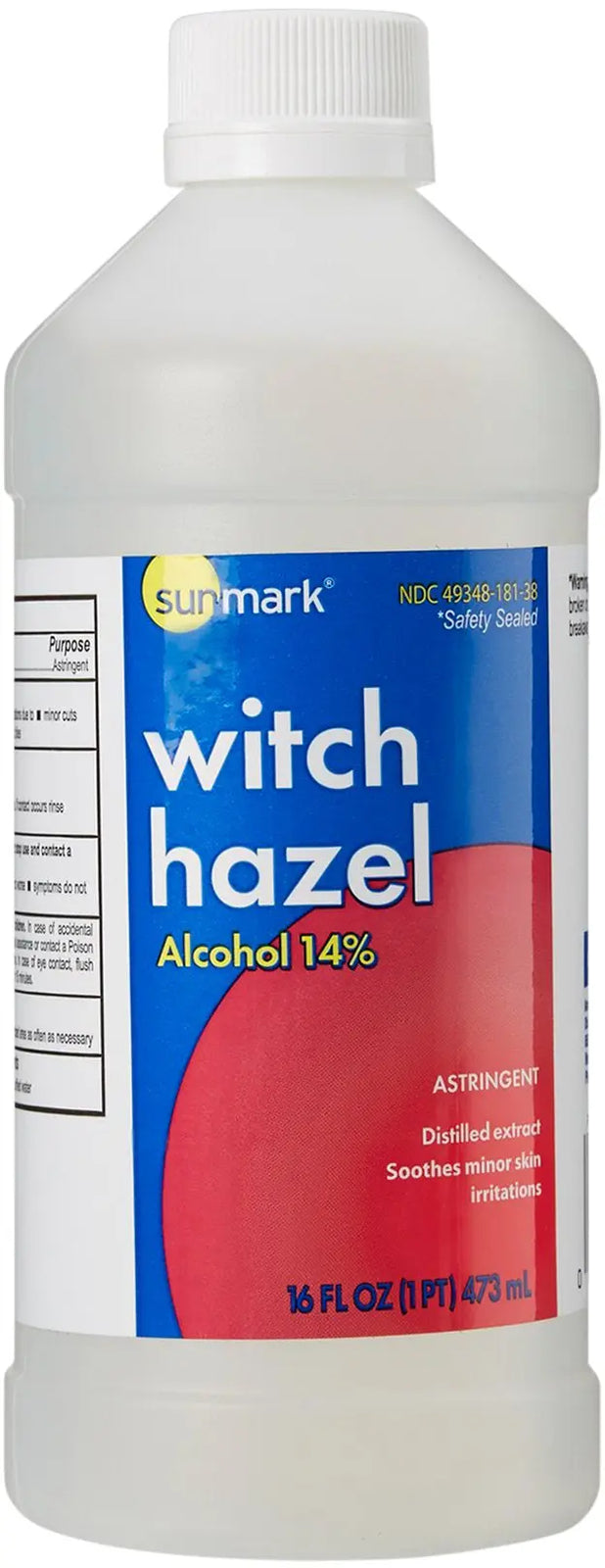 Sunmark Witch Hazel Alcohol 14% Astringent