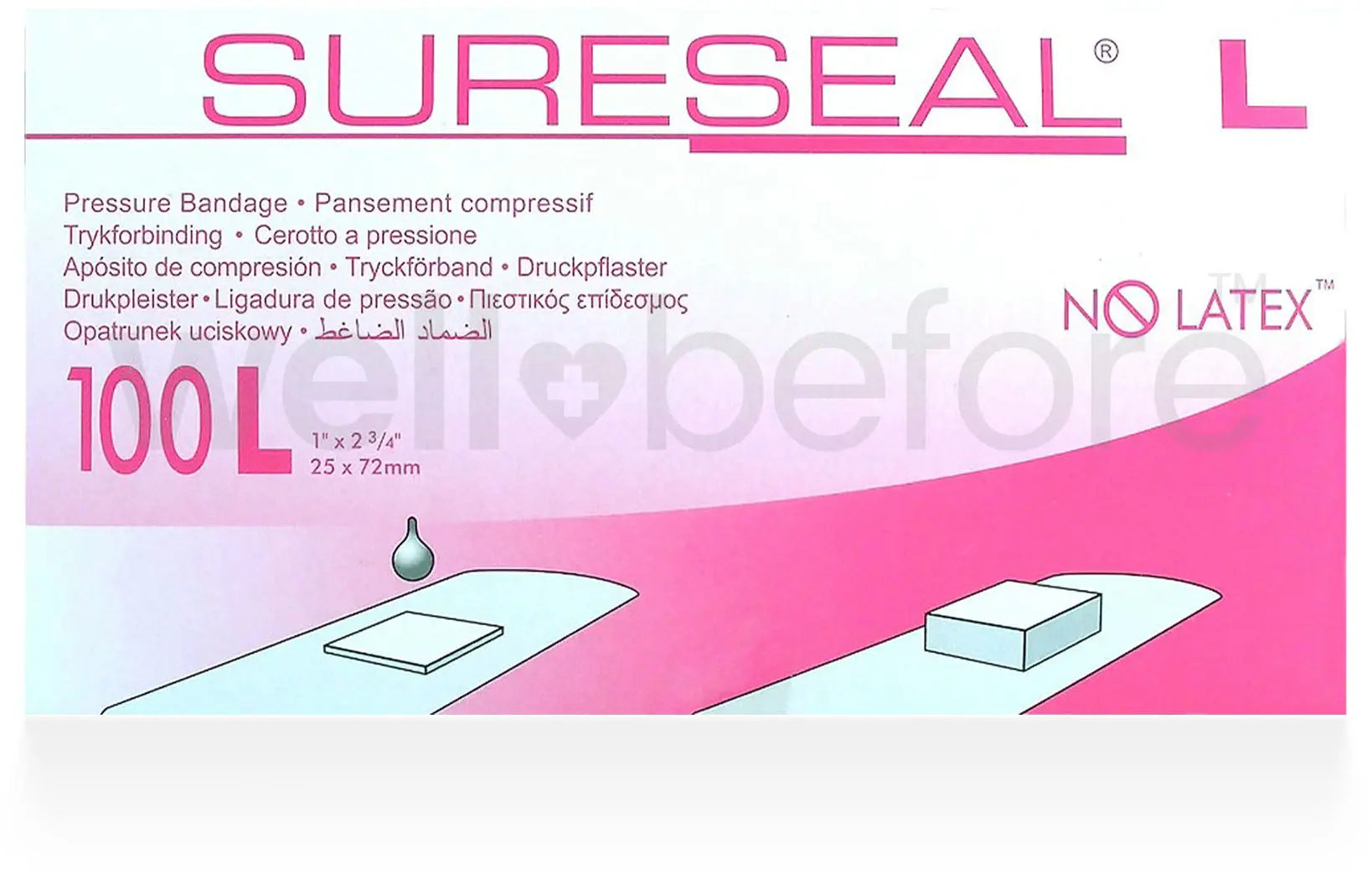 Sureseal Adhesive Pressure Bandage