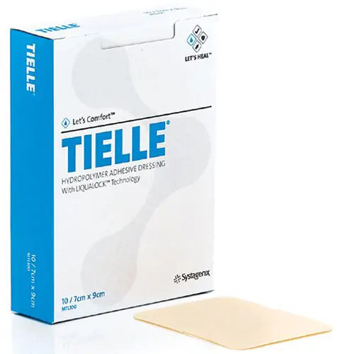 TIELLE Foam Hydropolymer Adhesive Dressing with Border