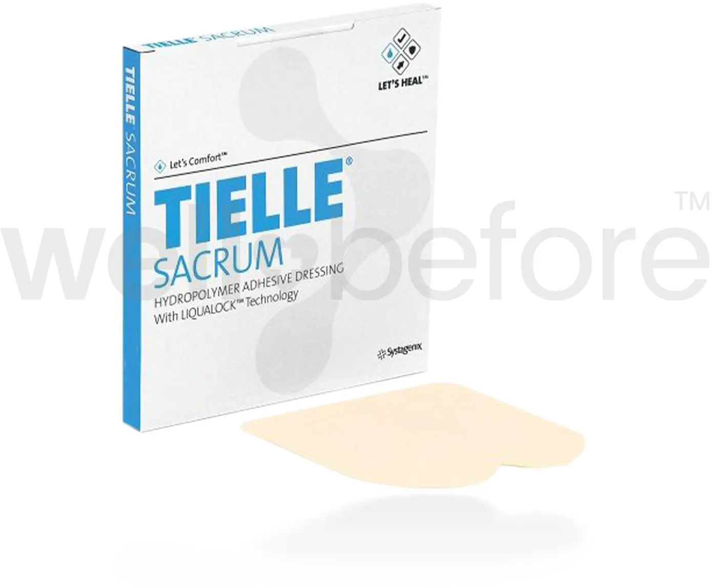 TIELLE Sacrum Foam Dressing