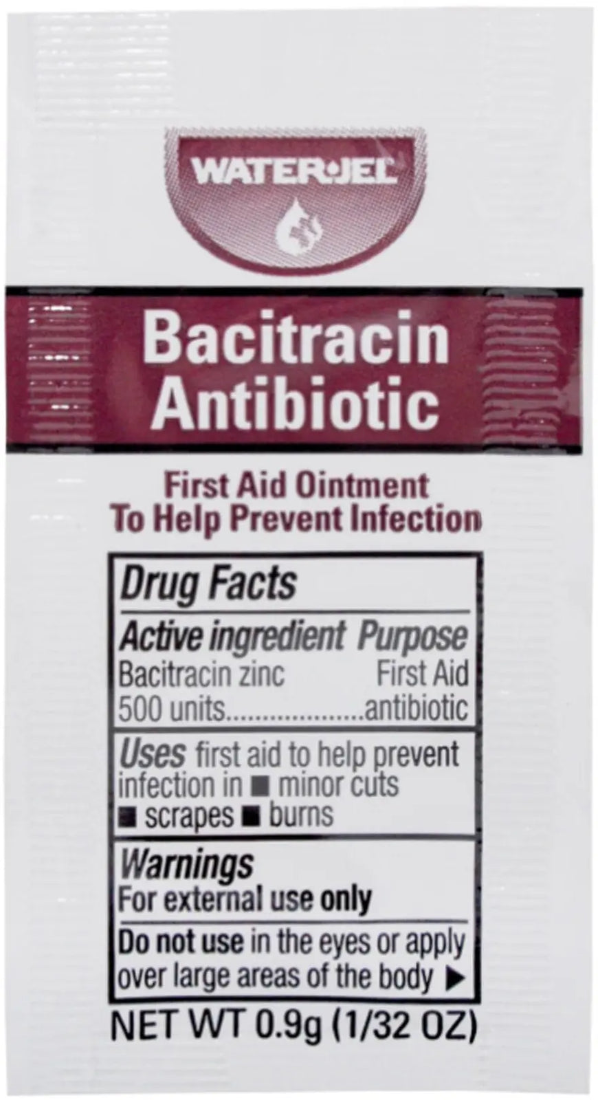 Water Jel Bacitracin Antibiotic First Aid Ointment