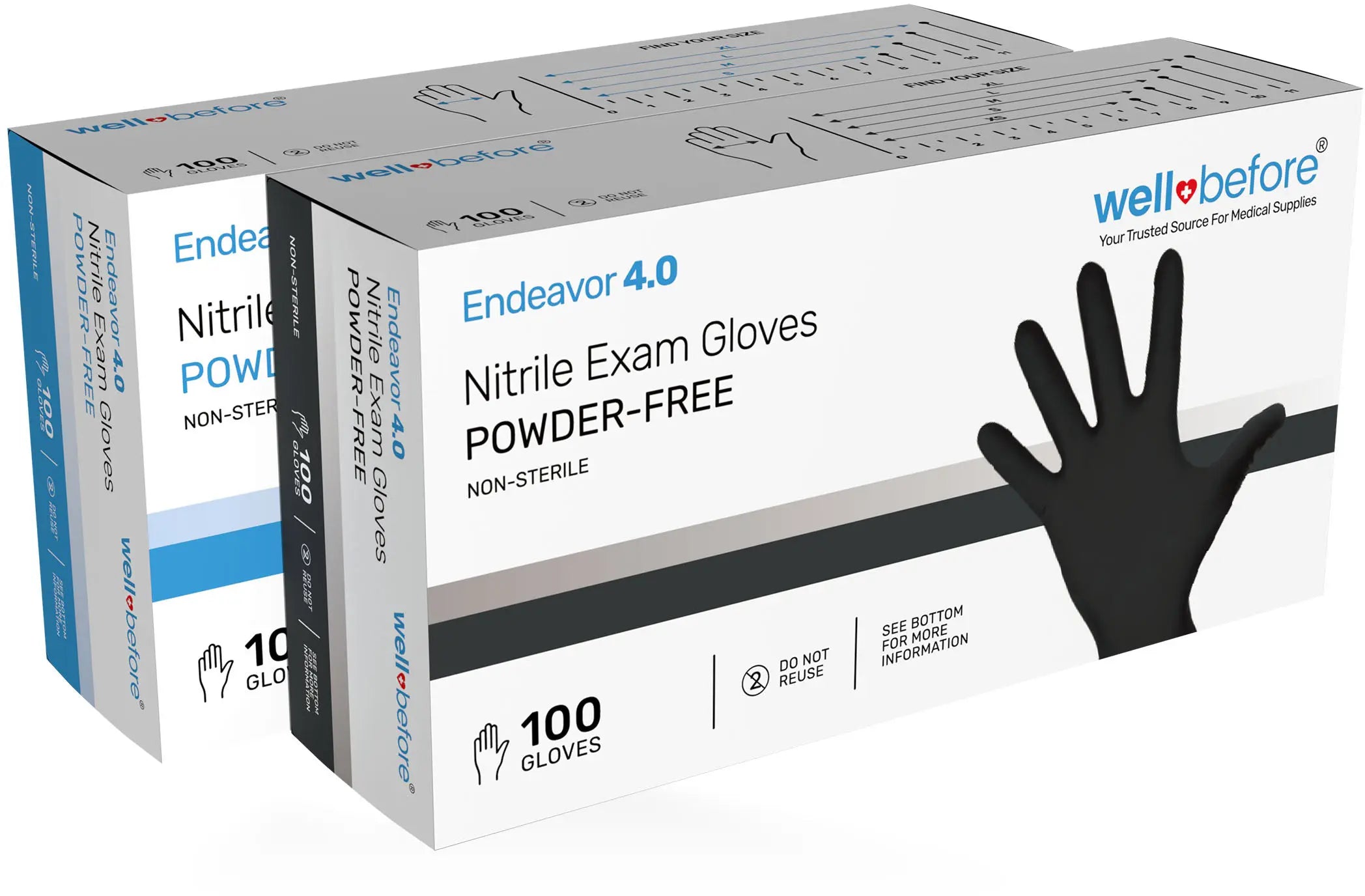 WellBefore Endeavor Nitrile Examination Gloves