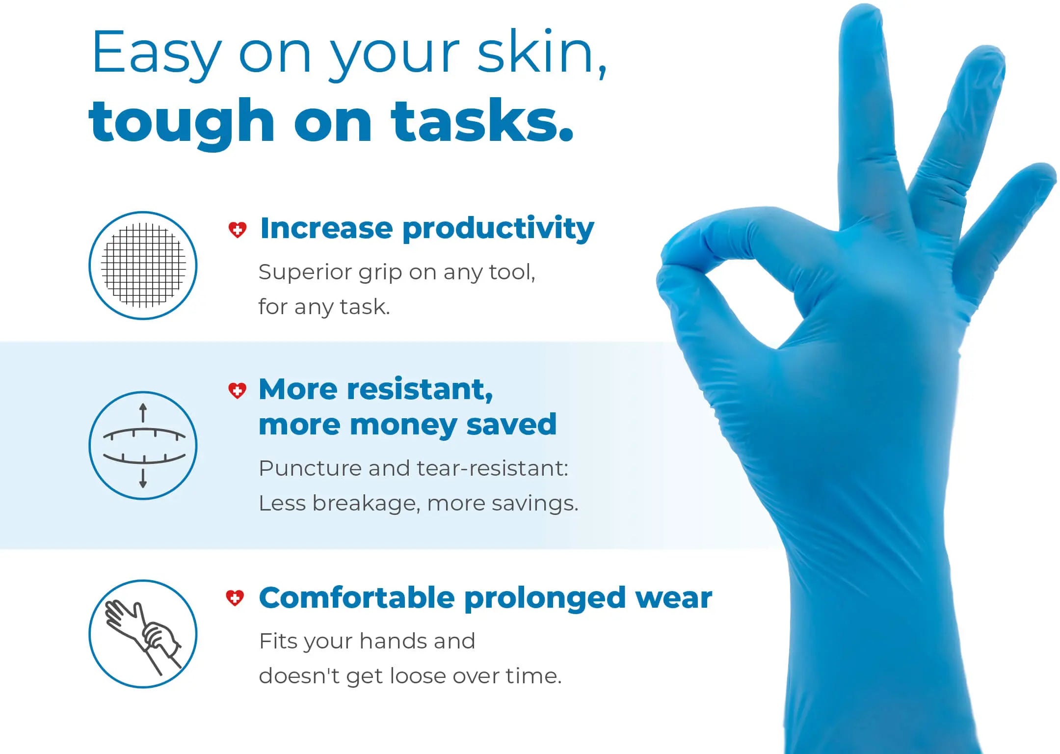 WellBefore Endeavor Nitrile Examination Gloves