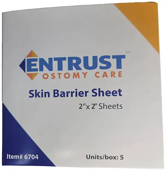 FORTIS MEDICAL PRODUCTS Entrust Skin Barrier Sheets, 2" x 2"