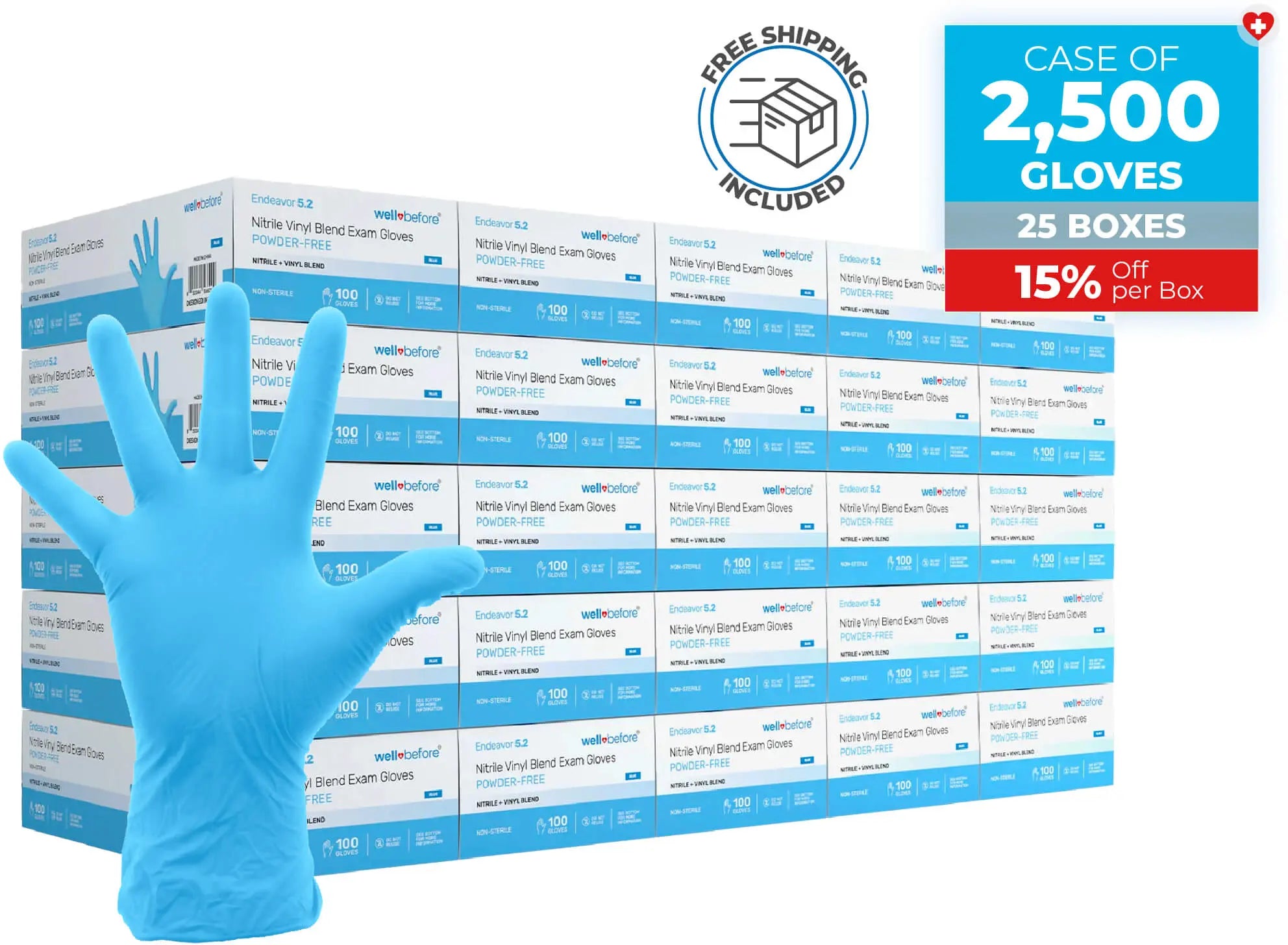 WellBefore Endeavor Vinyl Examination Gloves For Bulk Orders