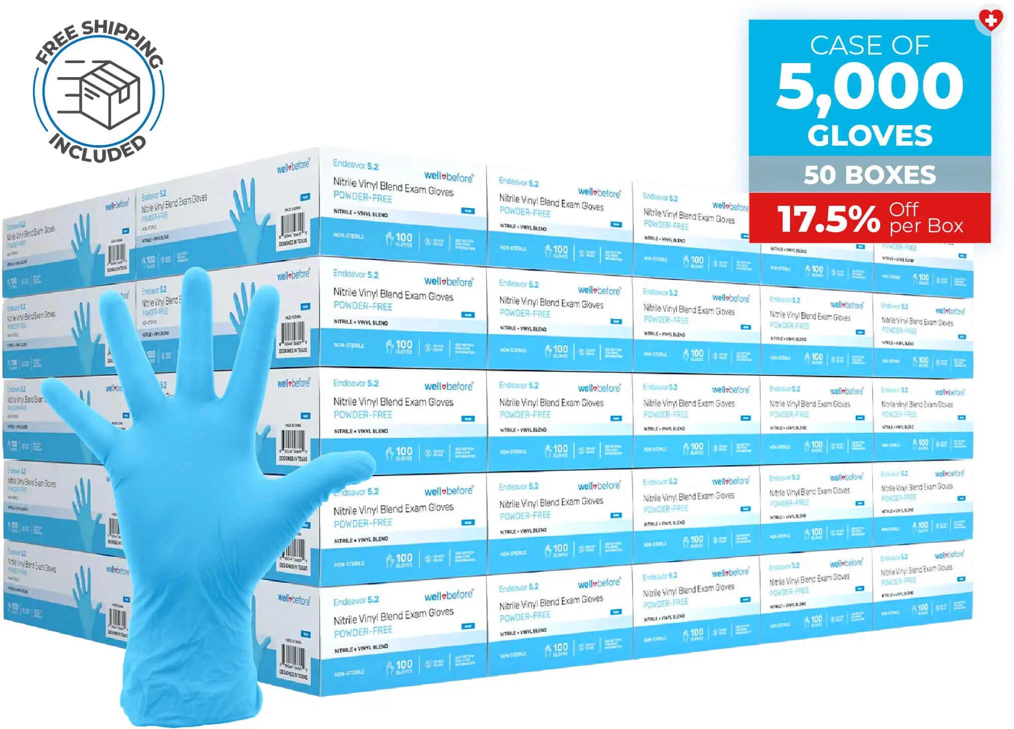 WellBefore Endeavor Vinyl Examination Gloves For Bulk Orders