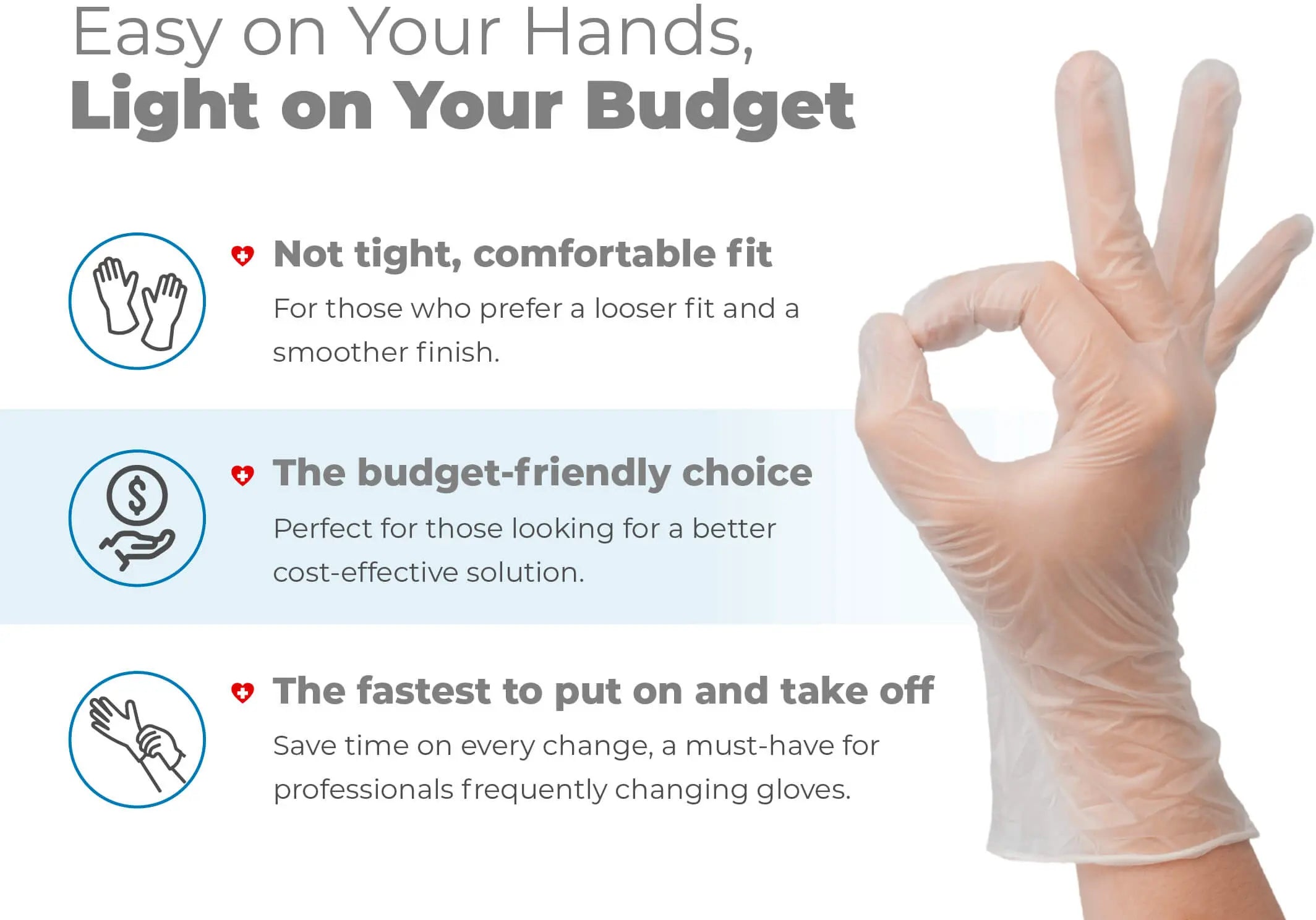 WellBefore Endeavor Vinyl Examination Gloves For Bulk Orders