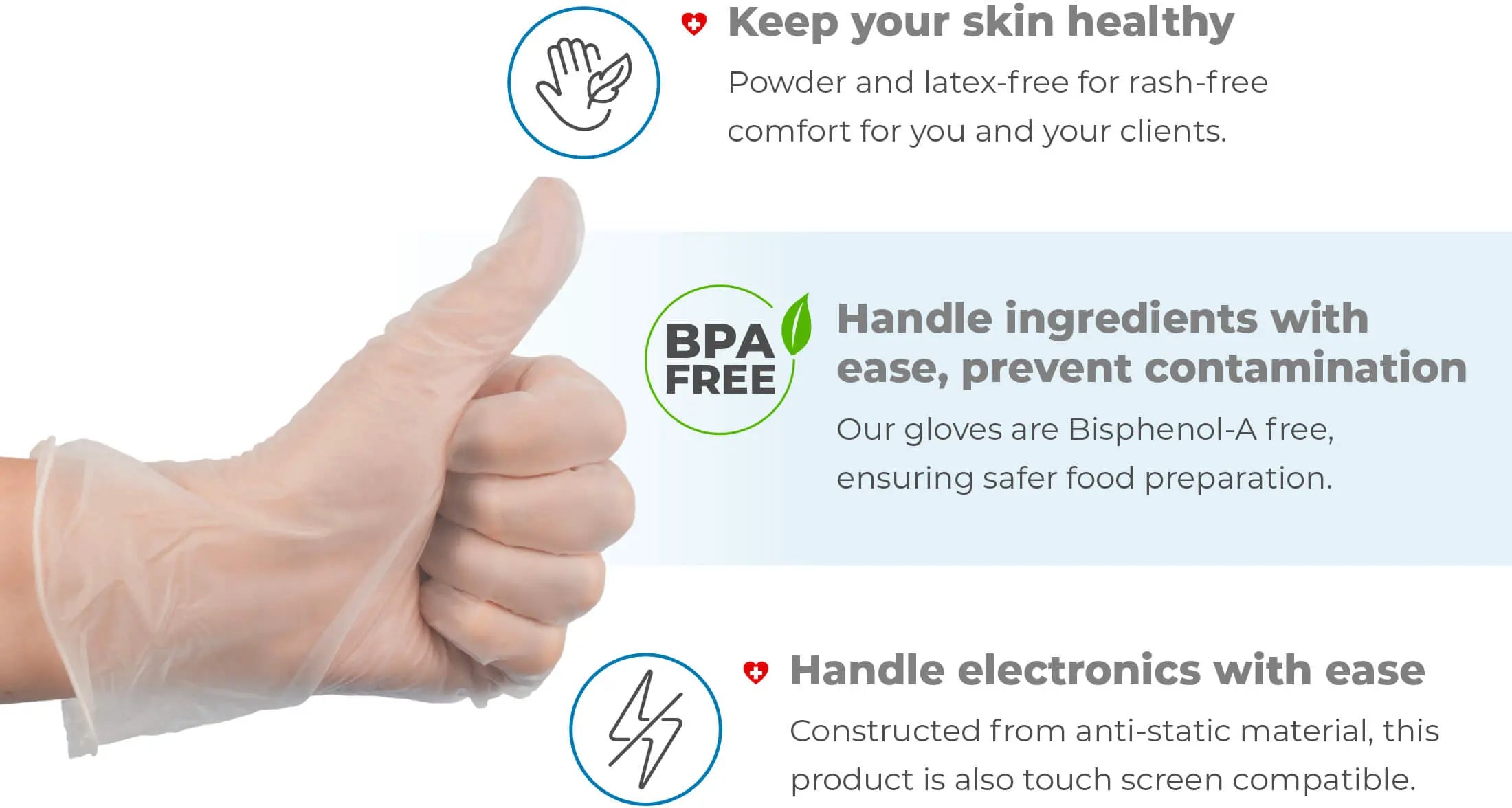 WellBefore Endeavor Vinyl Examination Gloves For Bulk Orders