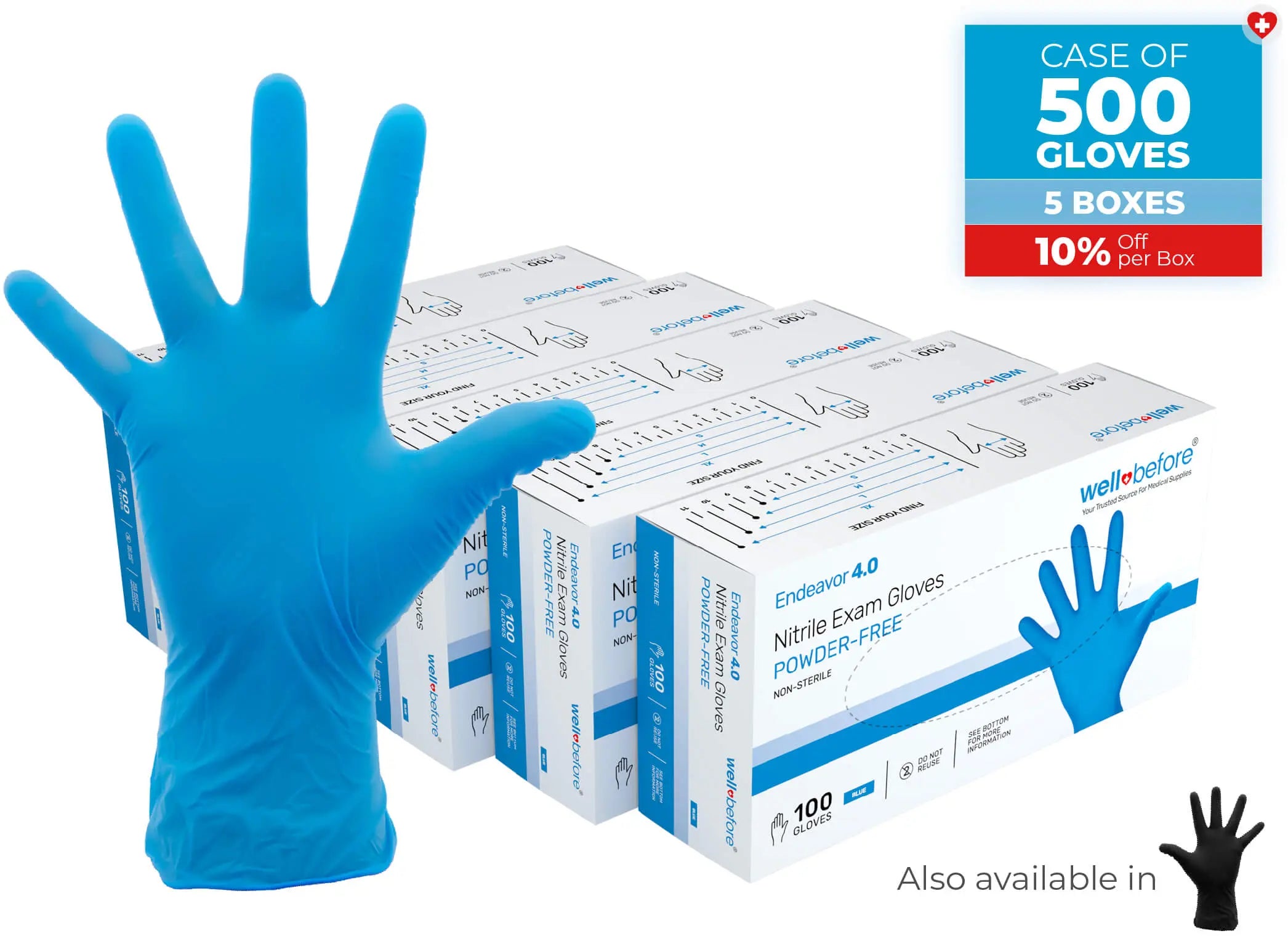WellBefore Endeavor Nitrile Examination Gloves For Bulk Orders