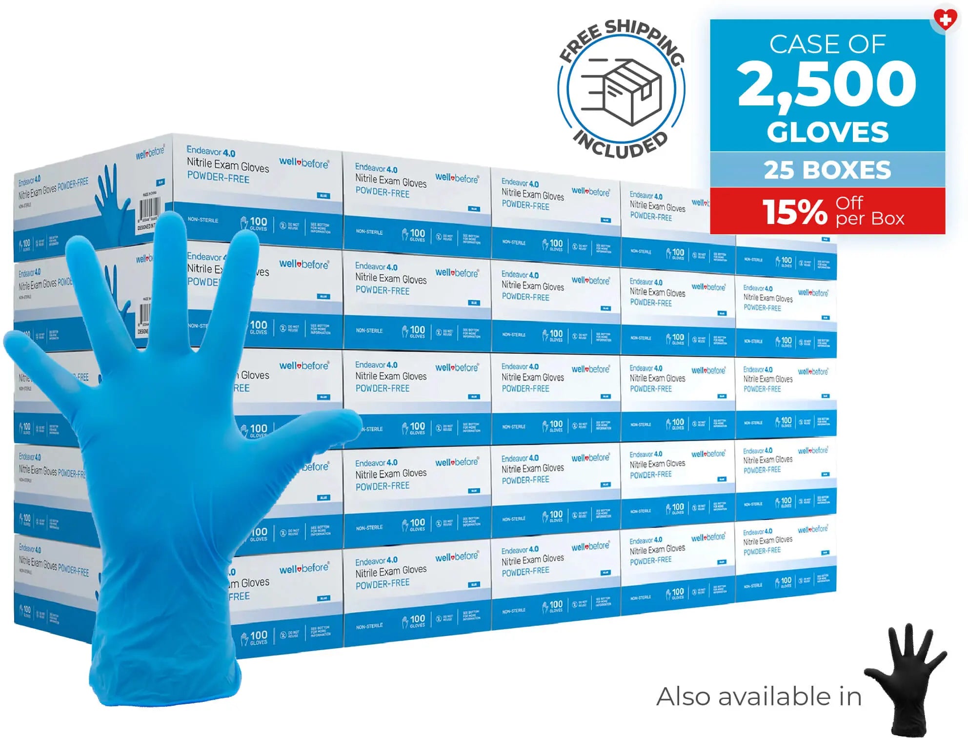 WellBefore Endeavor Nitrile Examination Gloves For Bulk Orders
