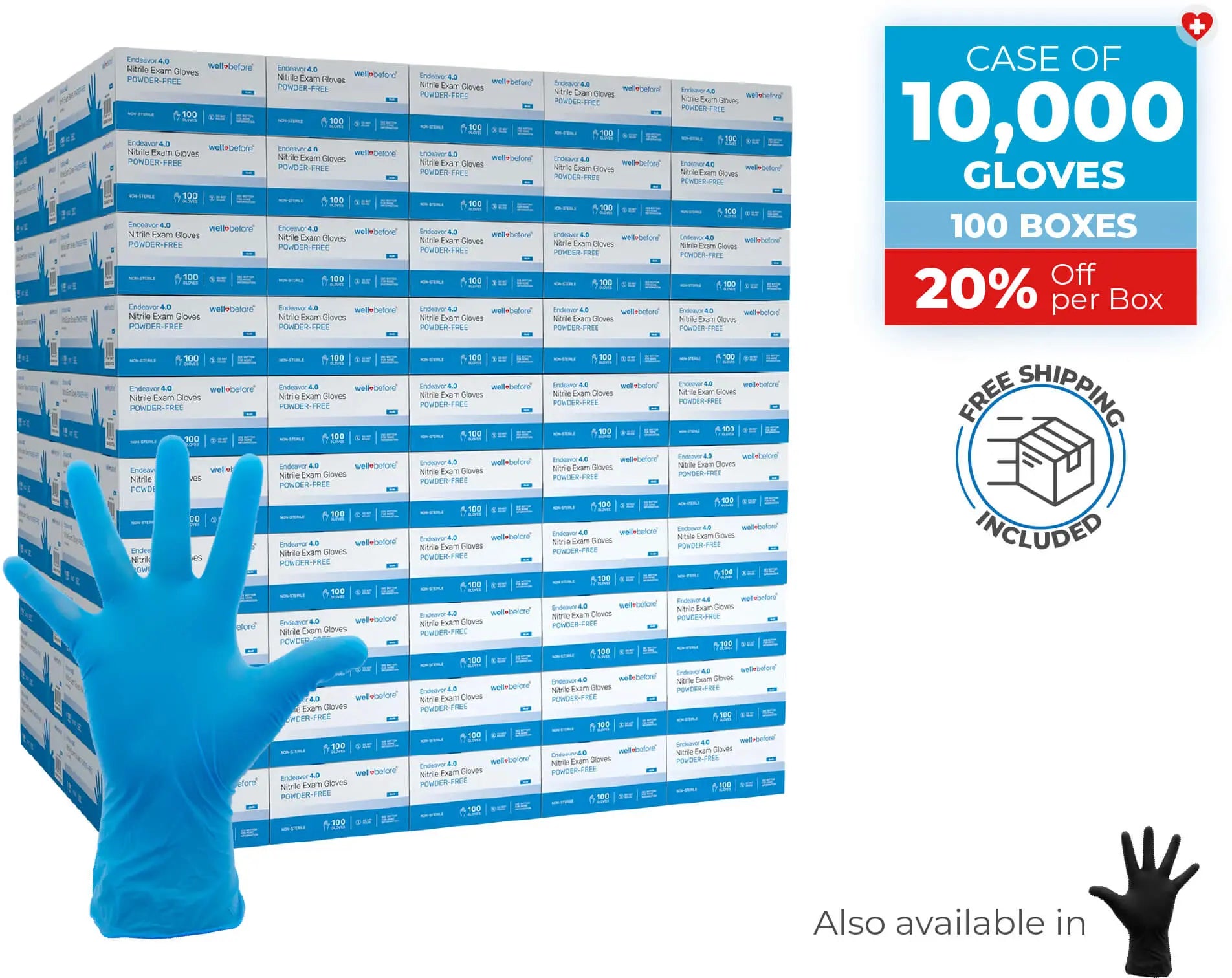 WellBefore Endeavor Nitrile Examination Gloves For Bulk Orders