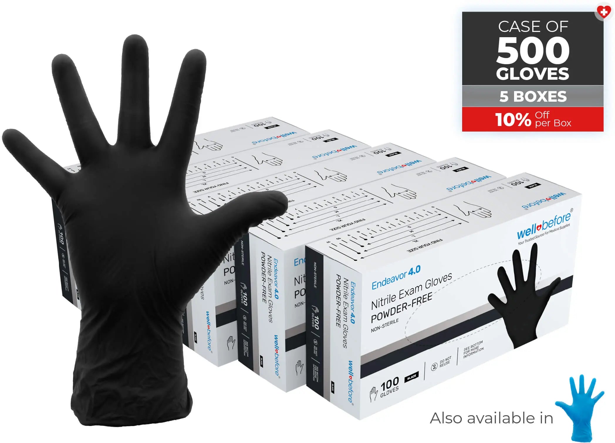 WellBefore Endeavor Nitrile Examination Gloves For Bulk Orders