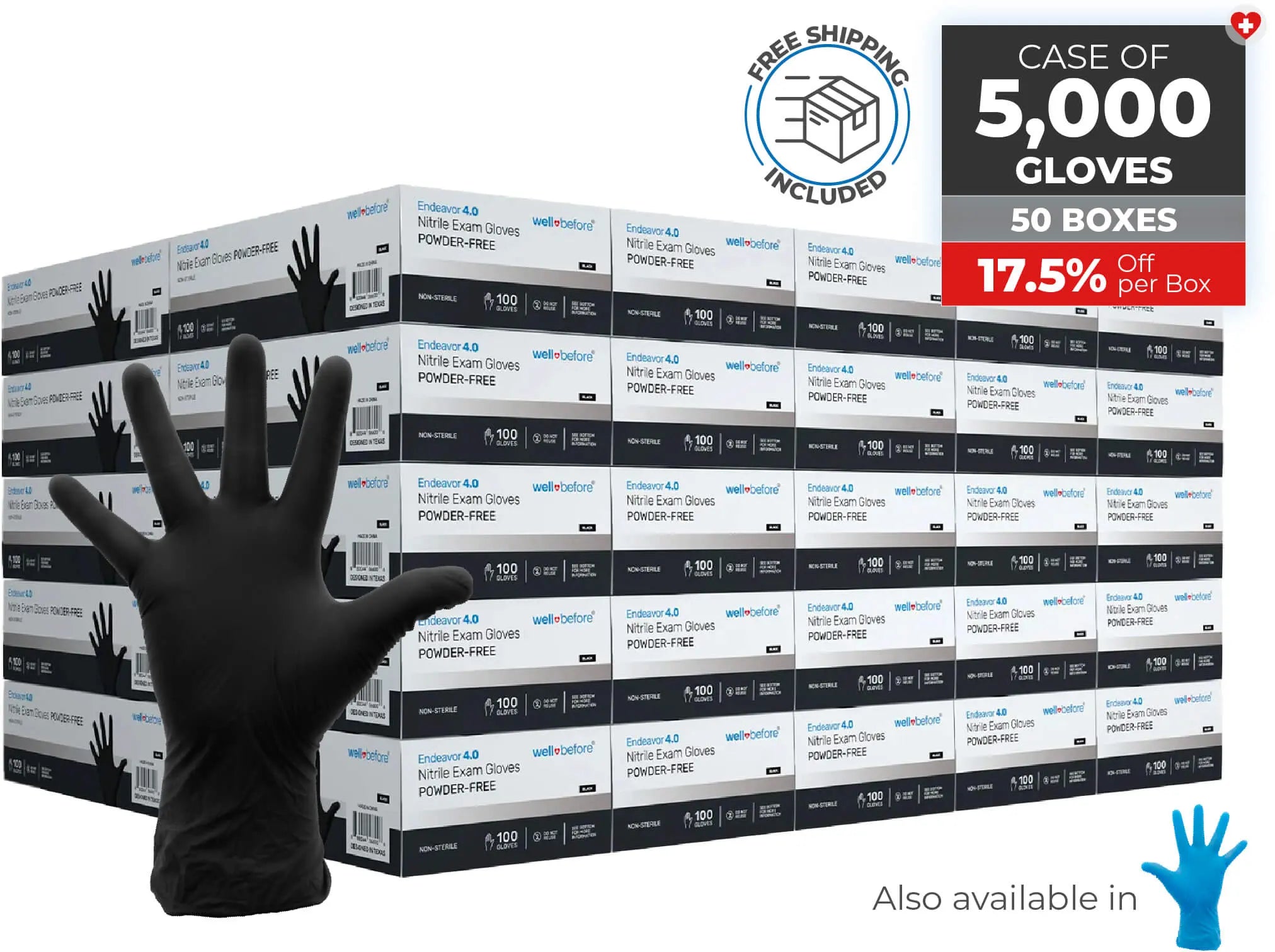 WellBefore Endeavor Nitrile Examination Gloves For Bulk Orders