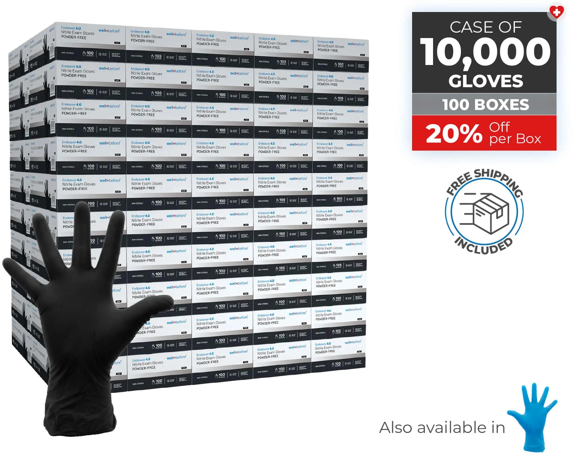 WellBefore Endeavor Nitrile Examination Gloves For Bulk Orders