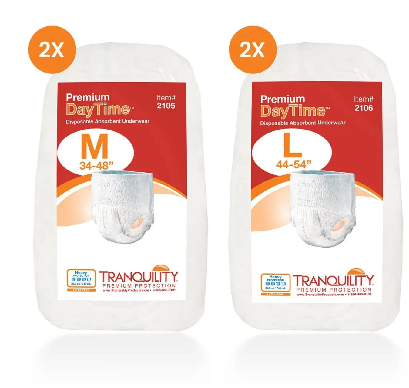 Tranquility Premium DayTime Underwear - Sample Pack