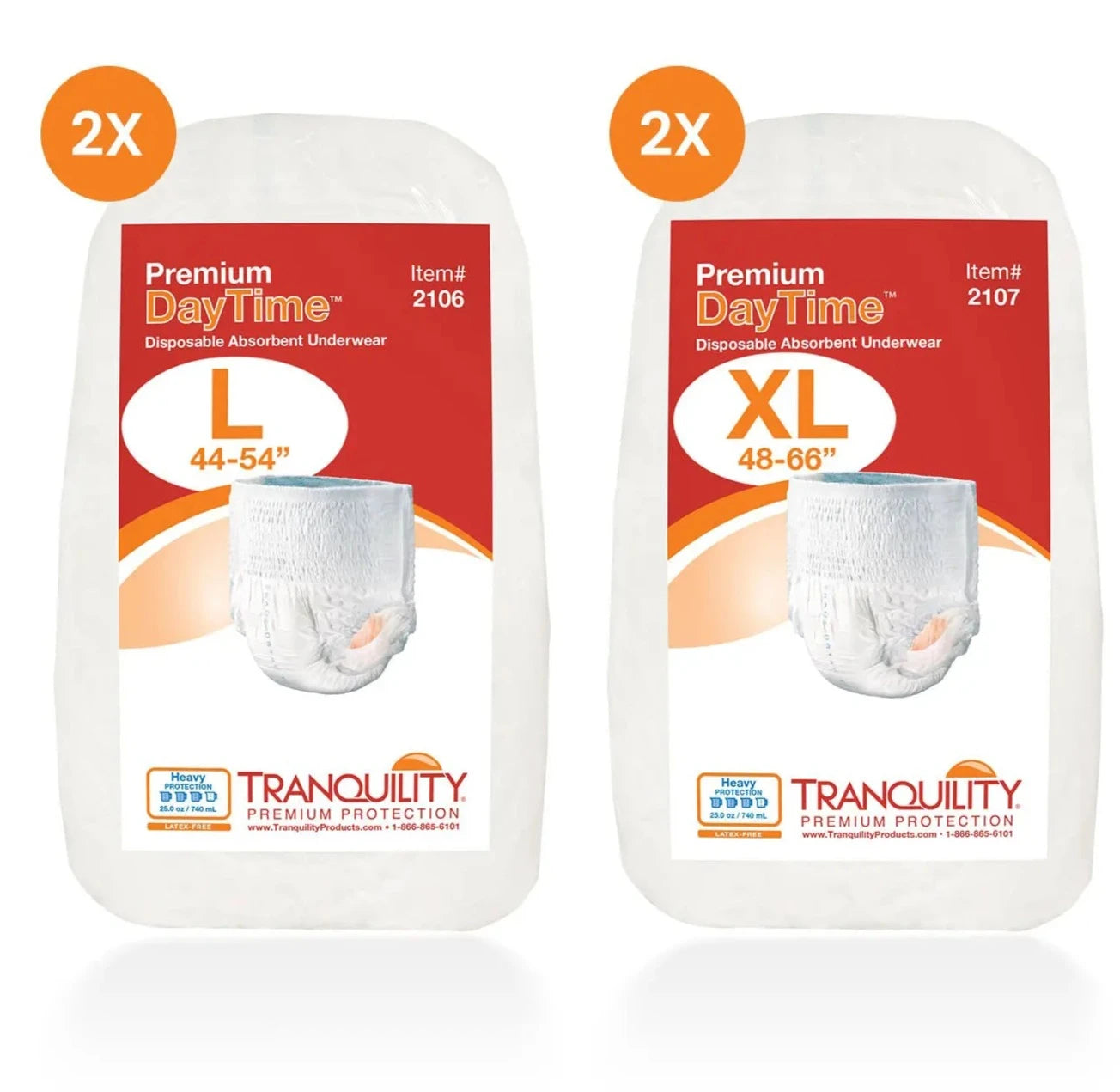 Tranquility Premium DayTime Underwear - Sample Pack