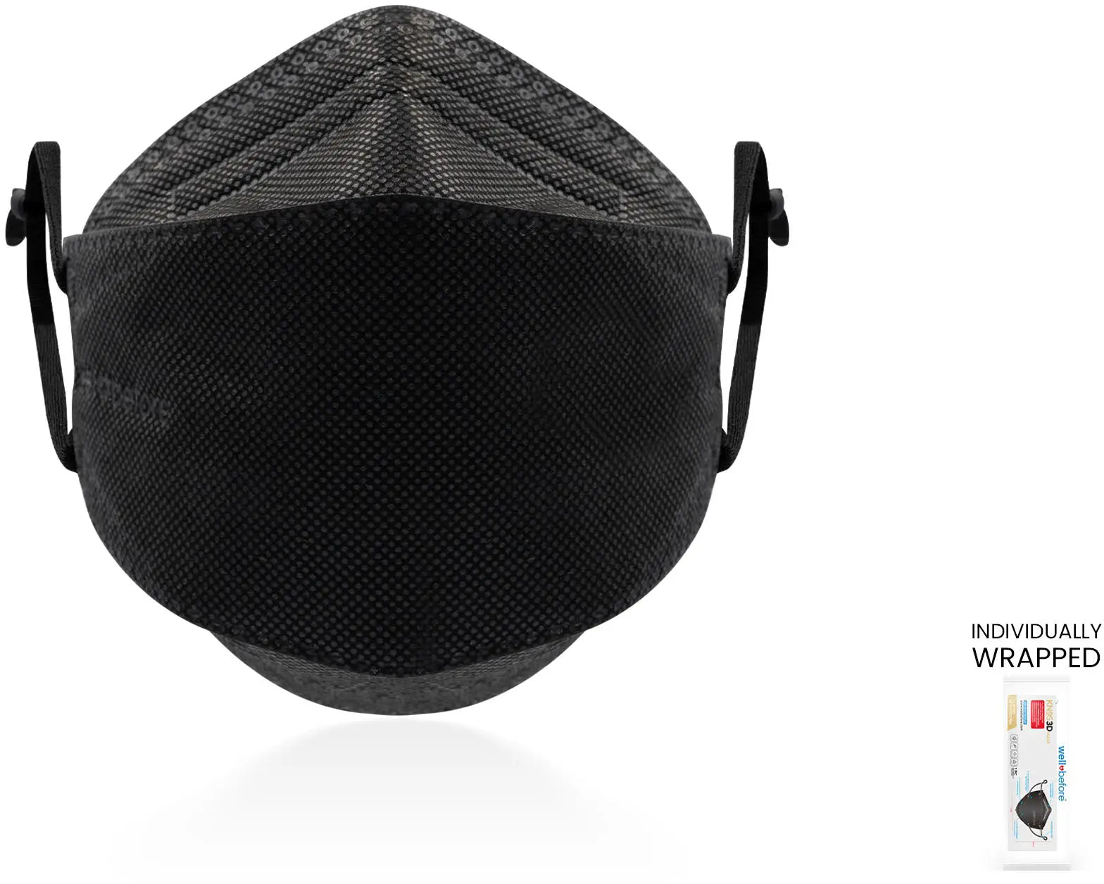 KN95 3D Face Mask | Comfort 3D Fit, Adjustable Ear Loops - Bag of 10