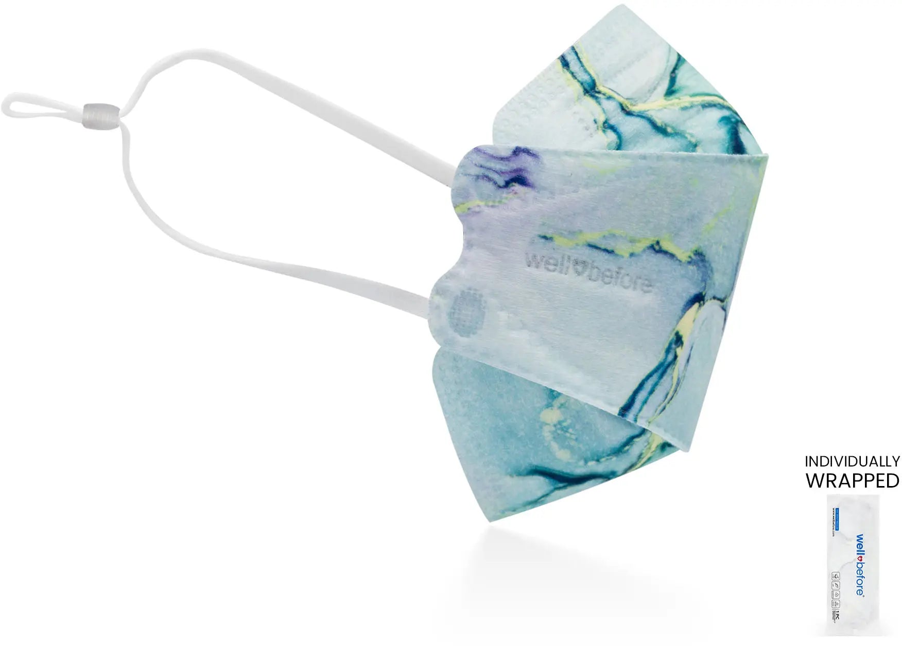 KN95 3D Face Mask | Comfort 3D Fit, Adjustable Ear Loops - Bag of 10