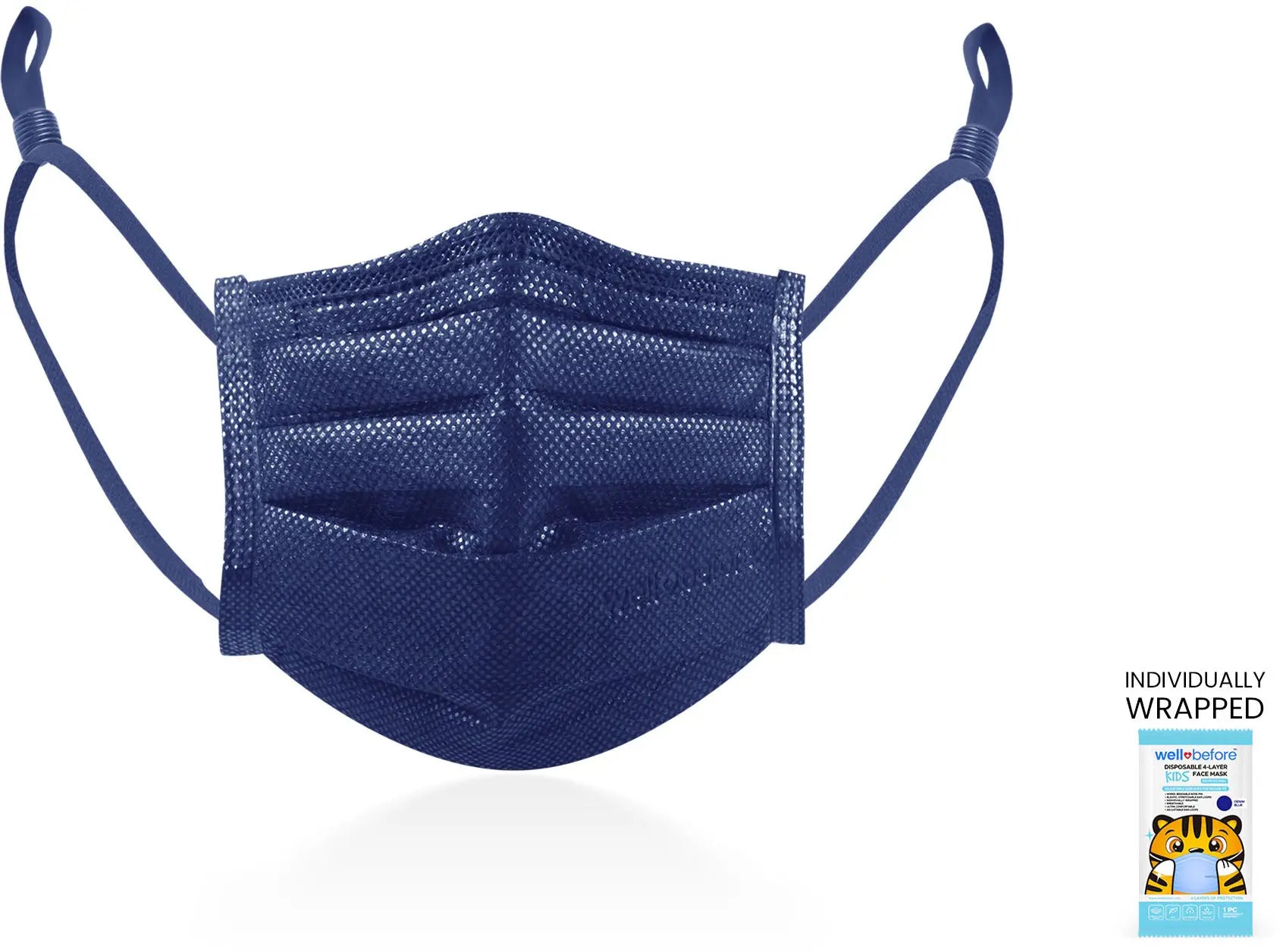 Disposable 4-Ply Kids Mask - BAG of 10