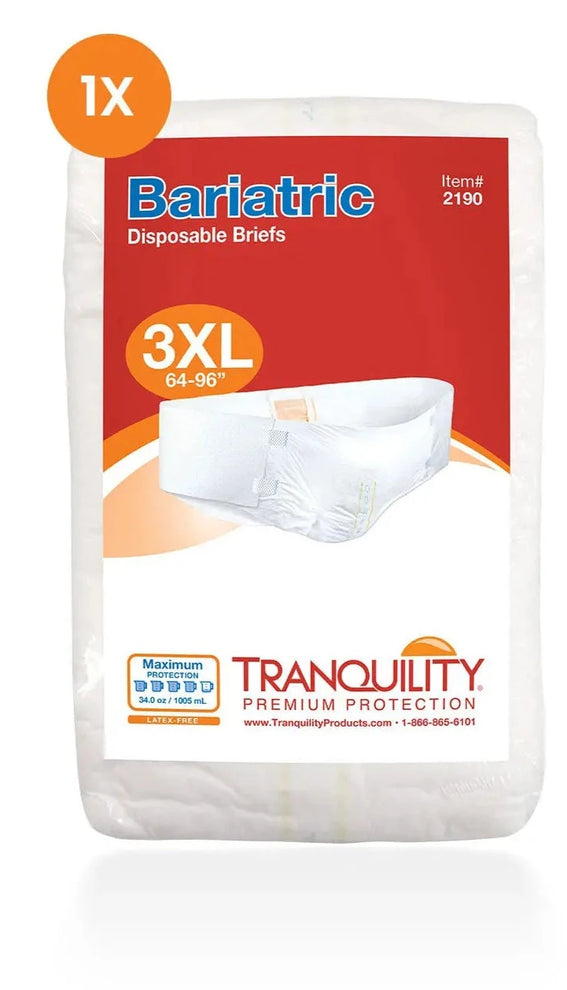 Tranquility Bariatric Briefs - Try Before You Buy!