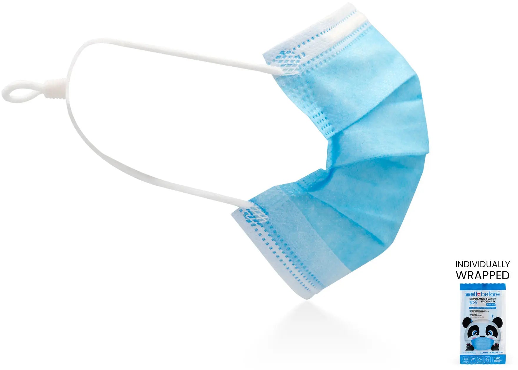 Disposable 3-Ply Kids Mask - BAG of 10