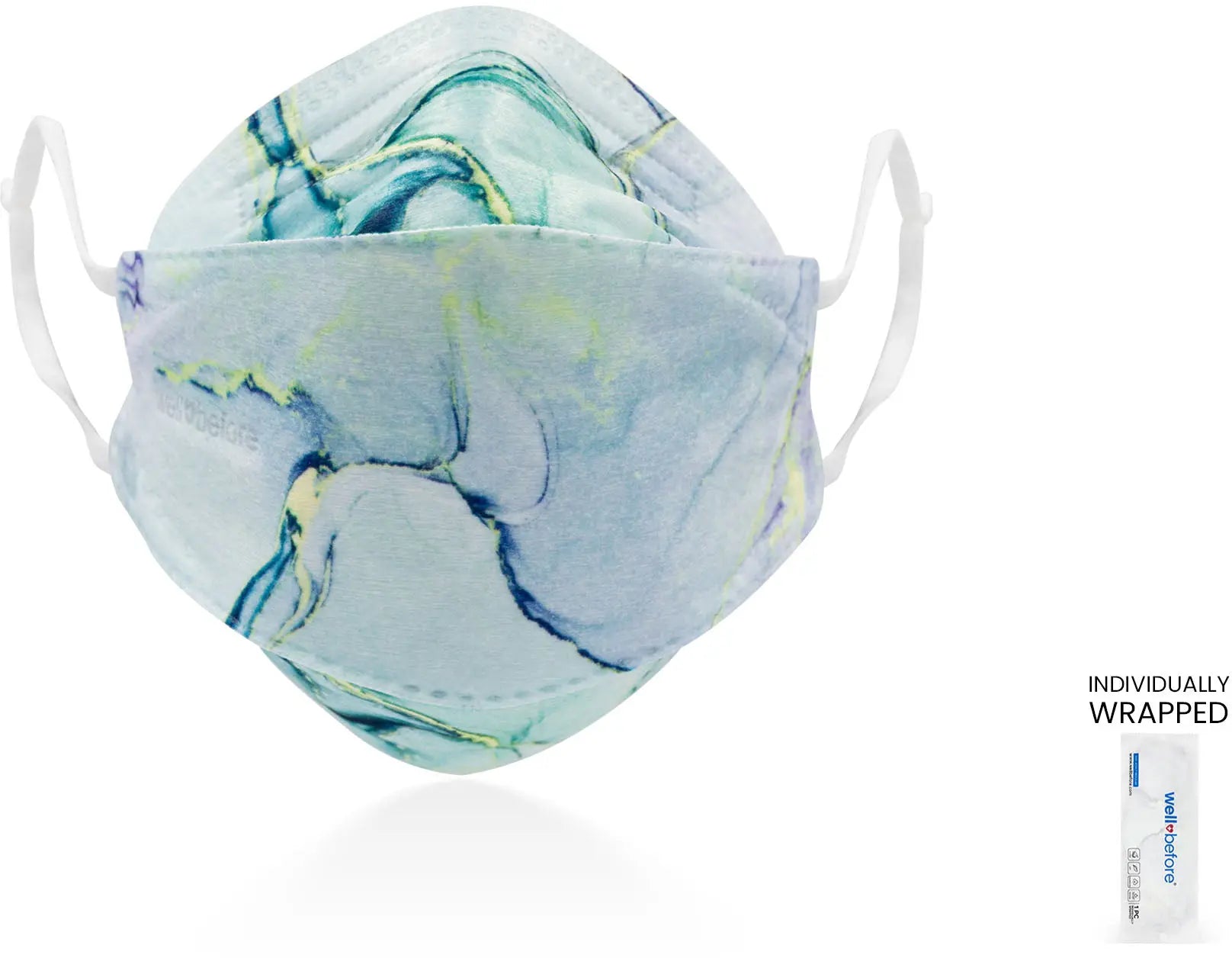 KN95 Face Mask | Individually Wrapped, Elastic Ear Loops - Bag of 10